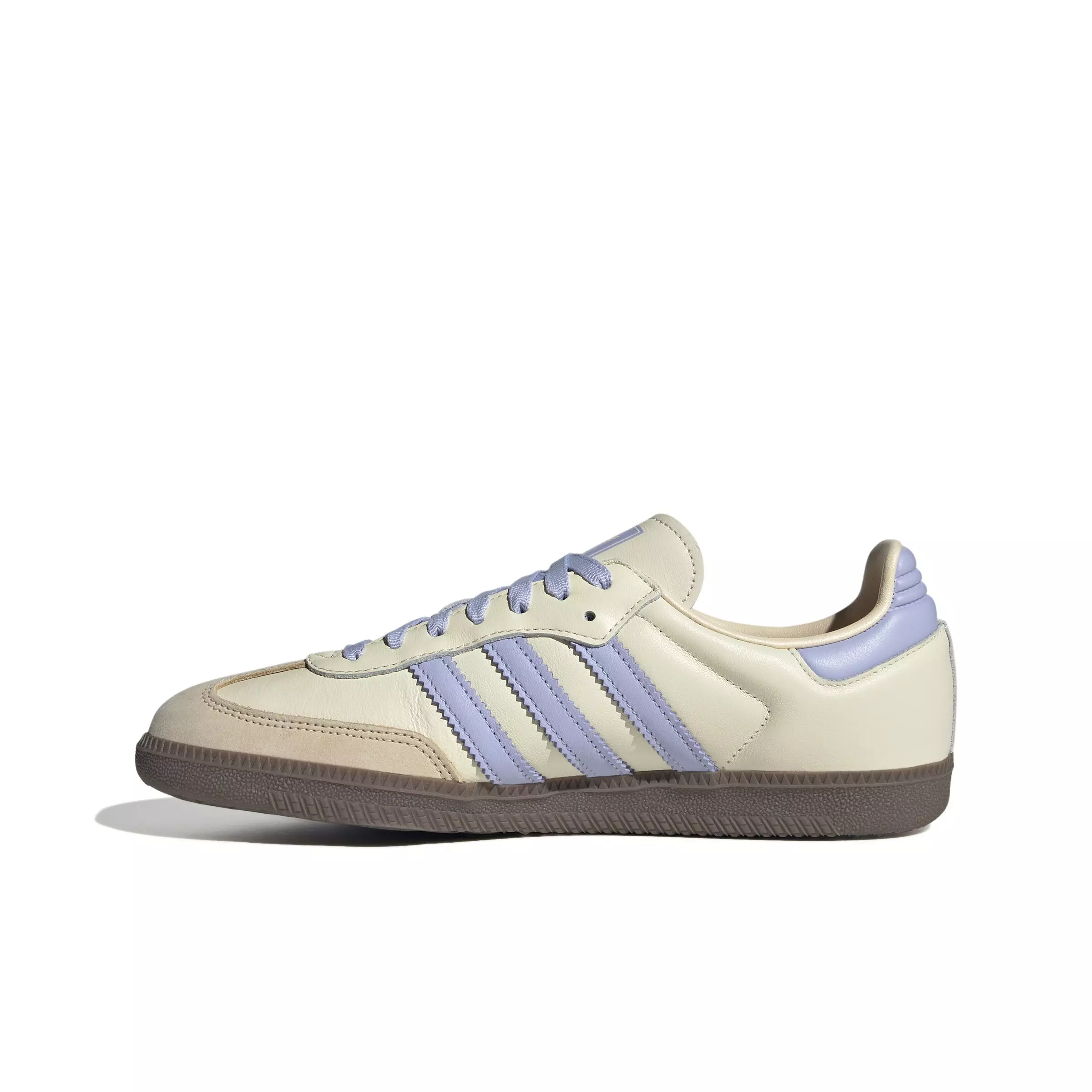 adidas Originals Samba OG "Cream White/Violet Tone/Sand Strata" Women's Shoe - CREAM/VIOLET/SAND