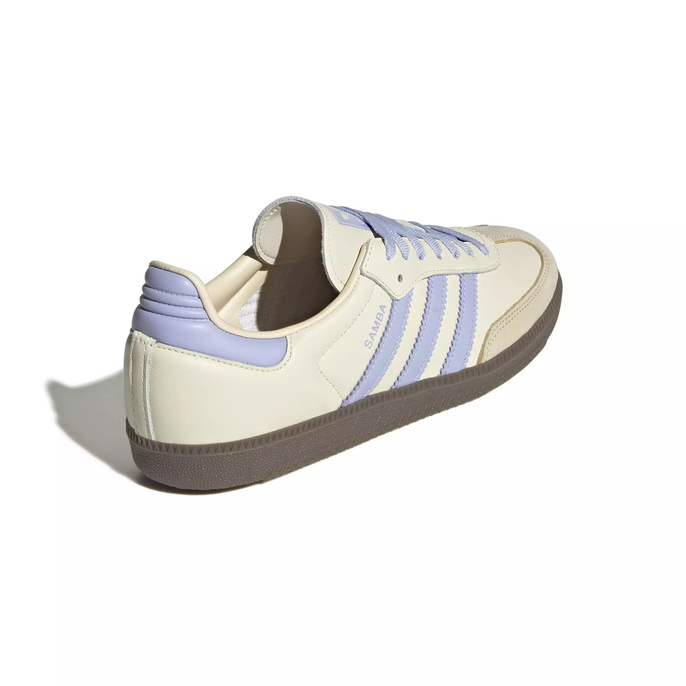 adidas Originals Samba OG "Cream White/Violet Tone/Sand Strata" Women's Shoe - CREAM/VIOLET/SAND