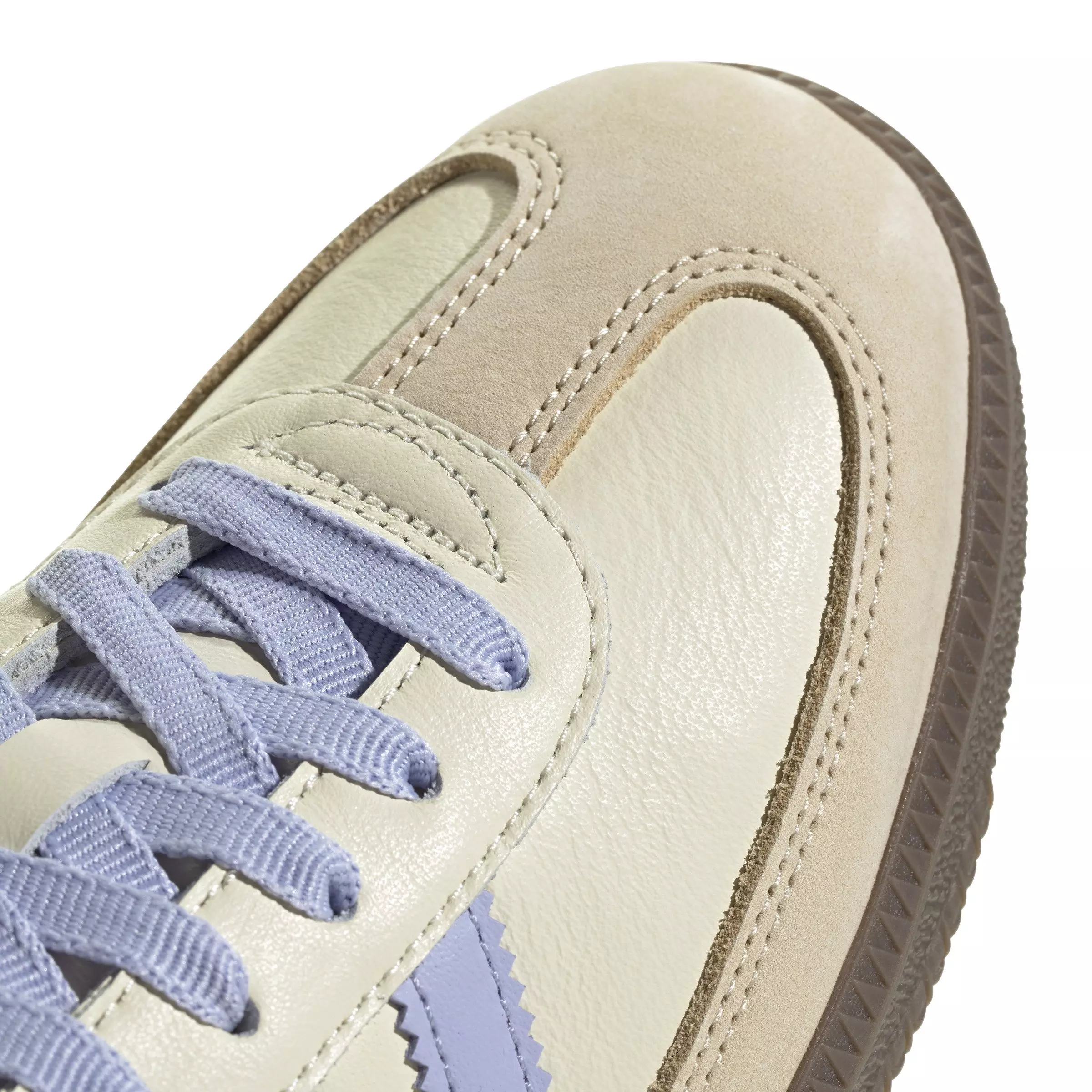 adidas Originals Samba OG "Cream White/Violet Tone/Sand Strata" Women's Shoe - CREAM/VIOLET/SAND
