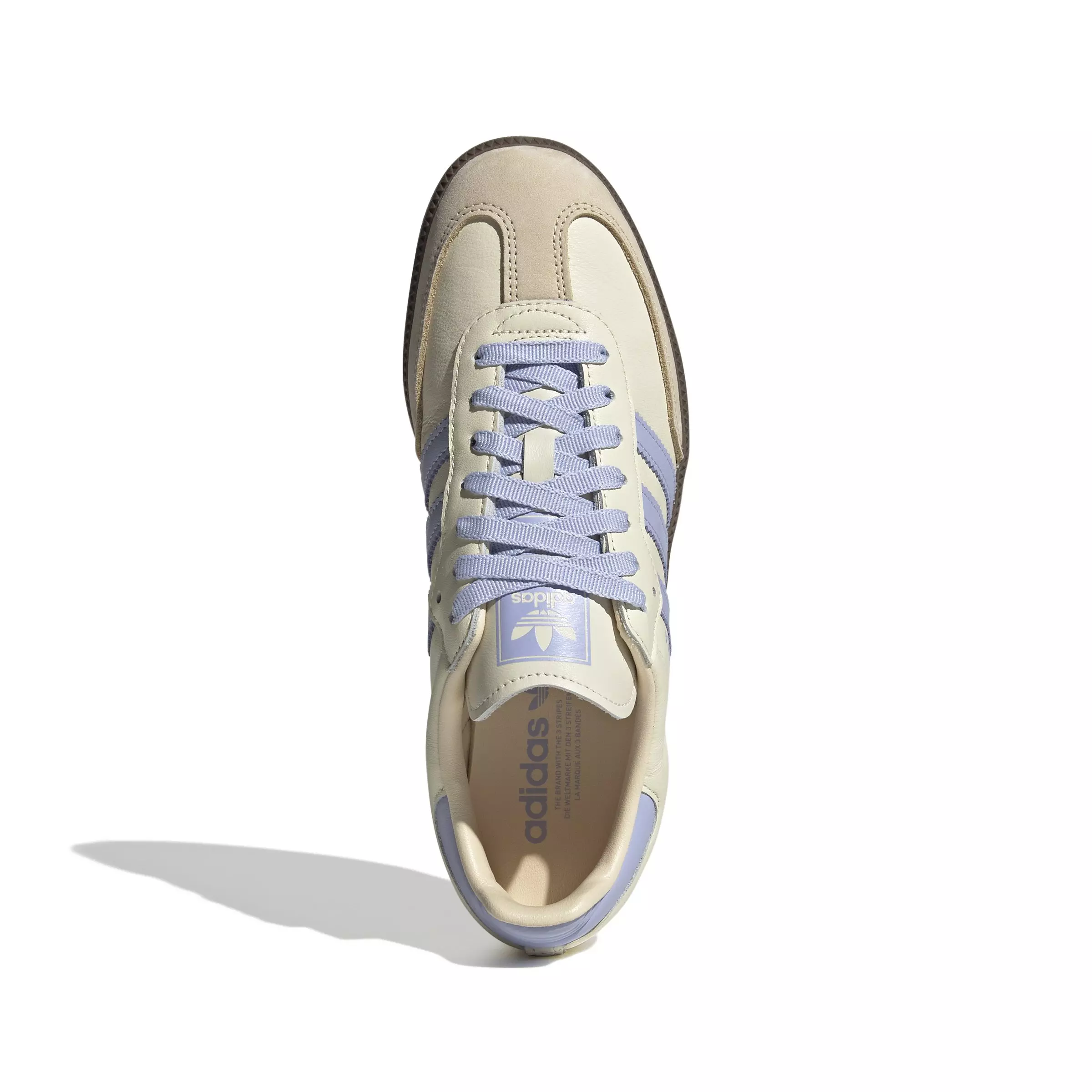 adidas Originals Samba OG "Cream White/Violet Tone/Sand Strata" Women's Shoe - CREAM/VIOLET/SAND
