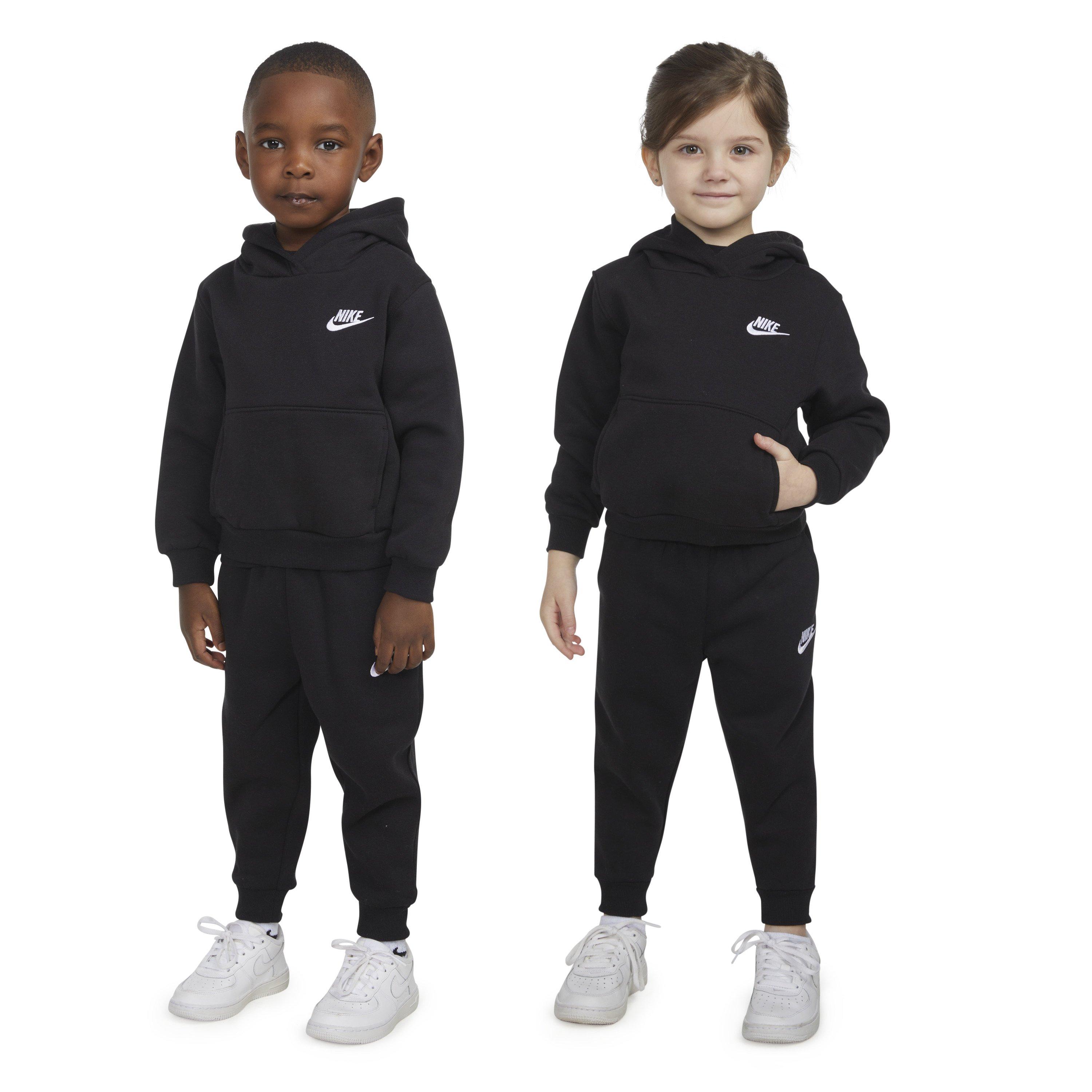Nike Toddler Sportswear Club Fleece Pullover Hoodie - Black - BLACK Thumbnail View 6