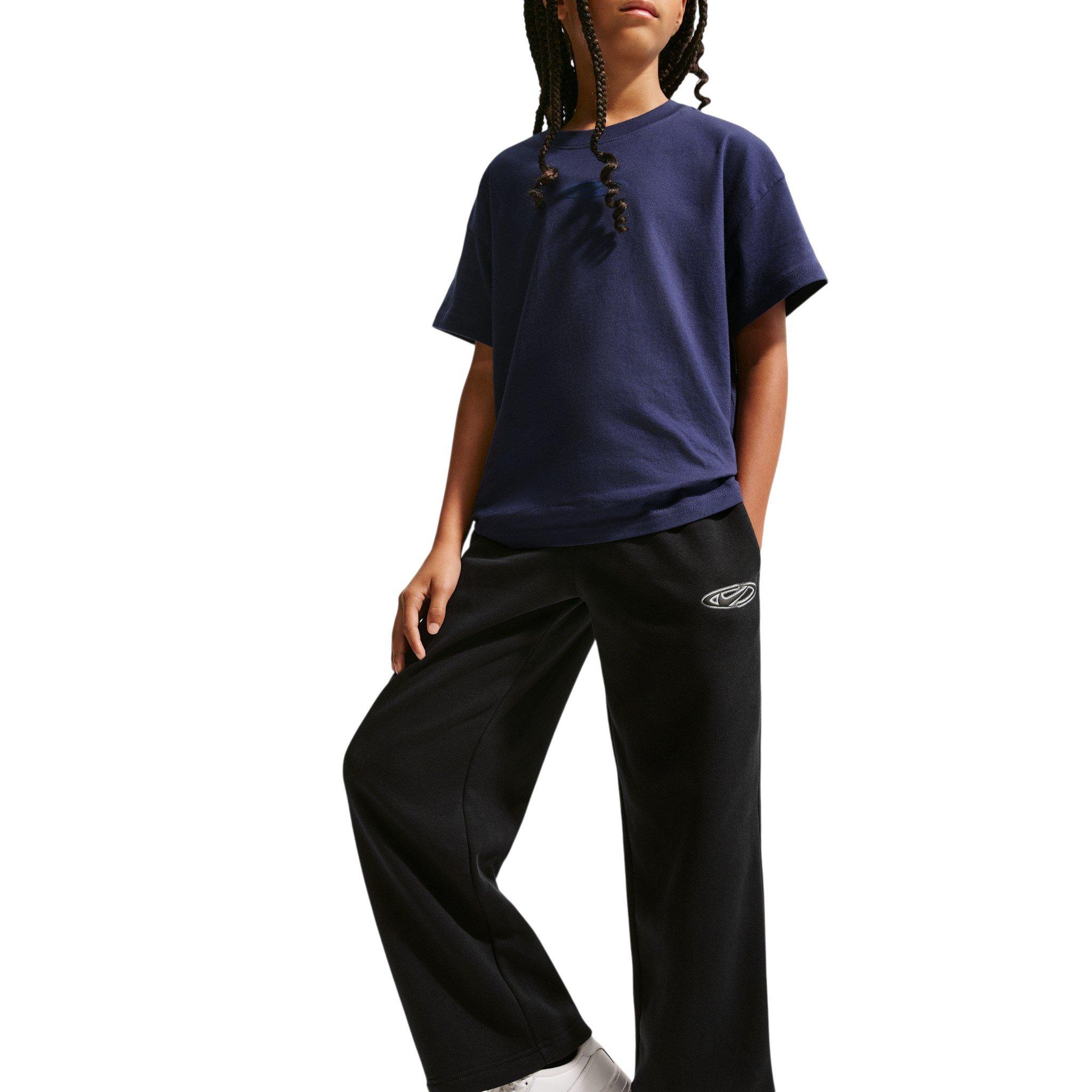 Nike Big Kids' Sportswear Club Fleece Sweatpants - Black - BLACK Thumbnail View 3