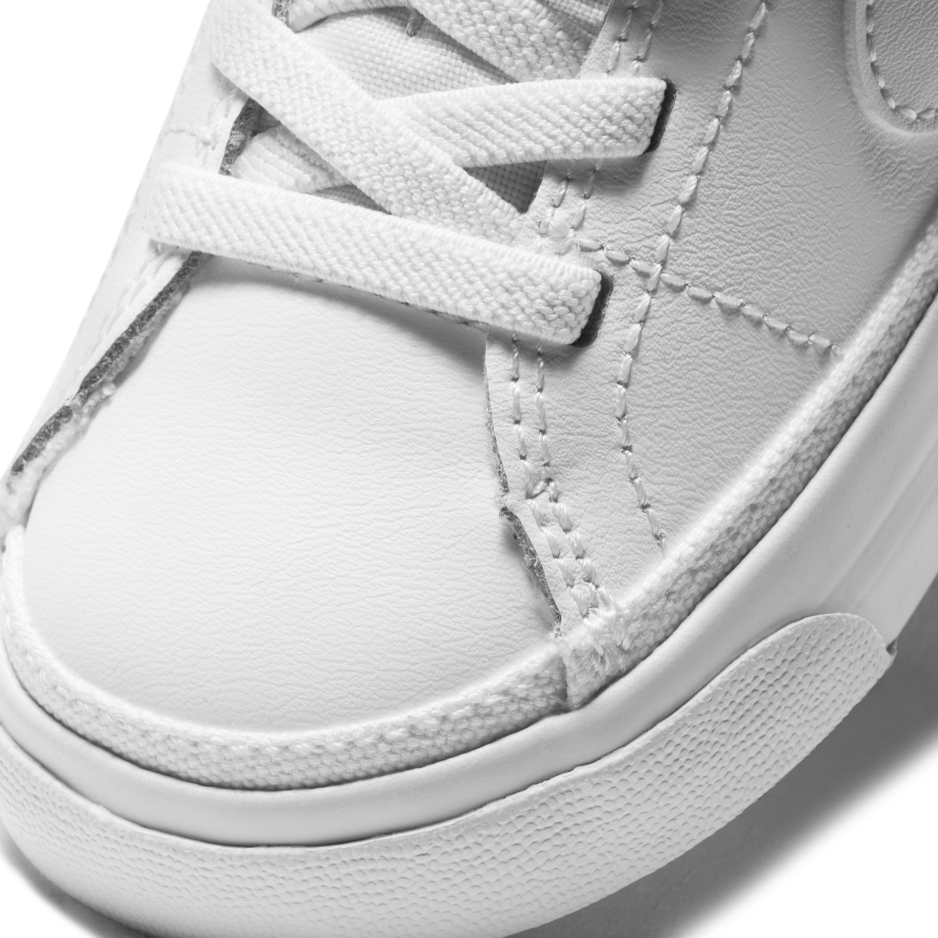 Nike Court Legacy "White/White" Infant Boys' Shoe - WHITE/WHITE Thumbnail View 7