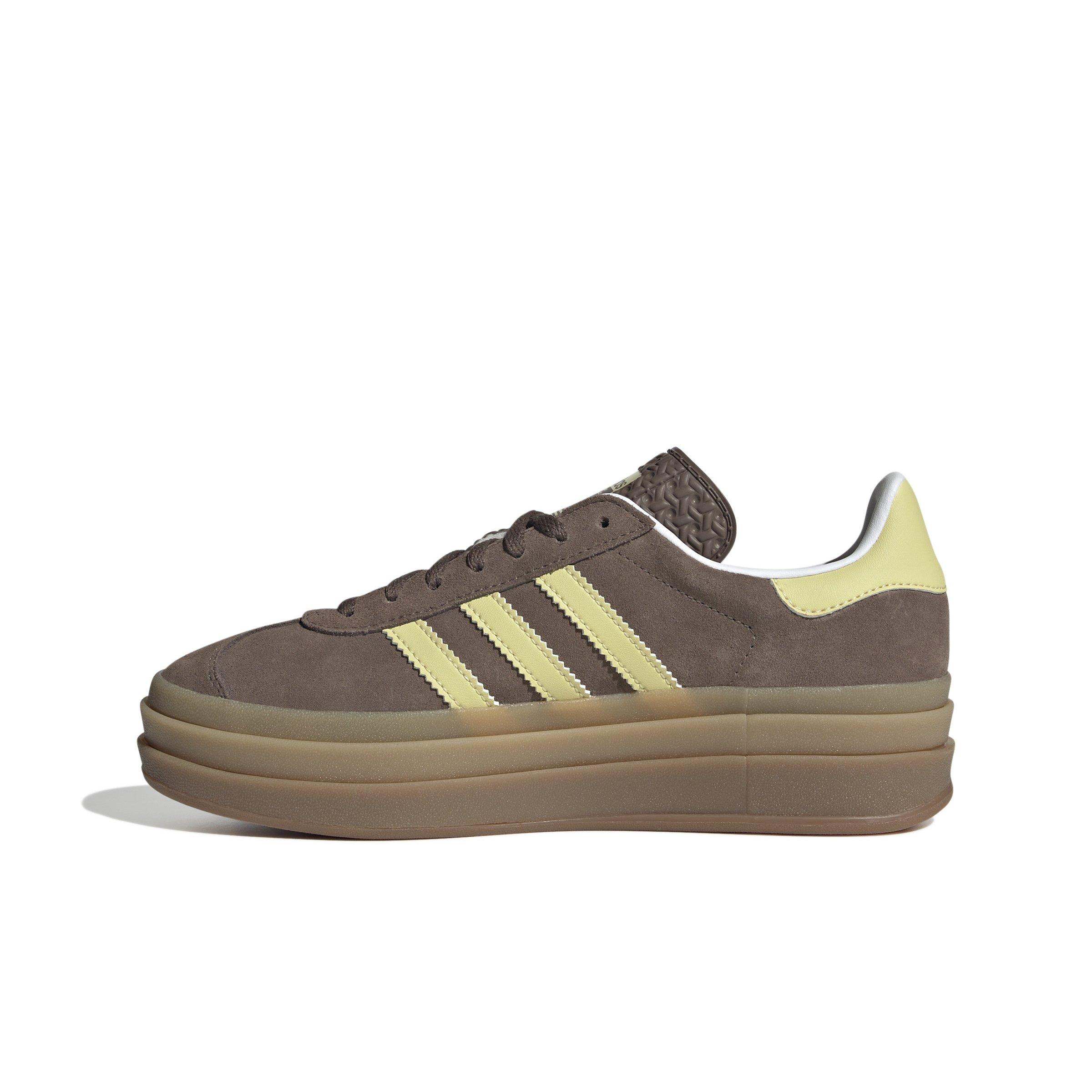 adidas Originals Gazelle Bold "Earth Strata/Powder Yellow/Ftwr White" Women's Shoe - STRATA/YELLOW/WHITE Thumbnail View 2