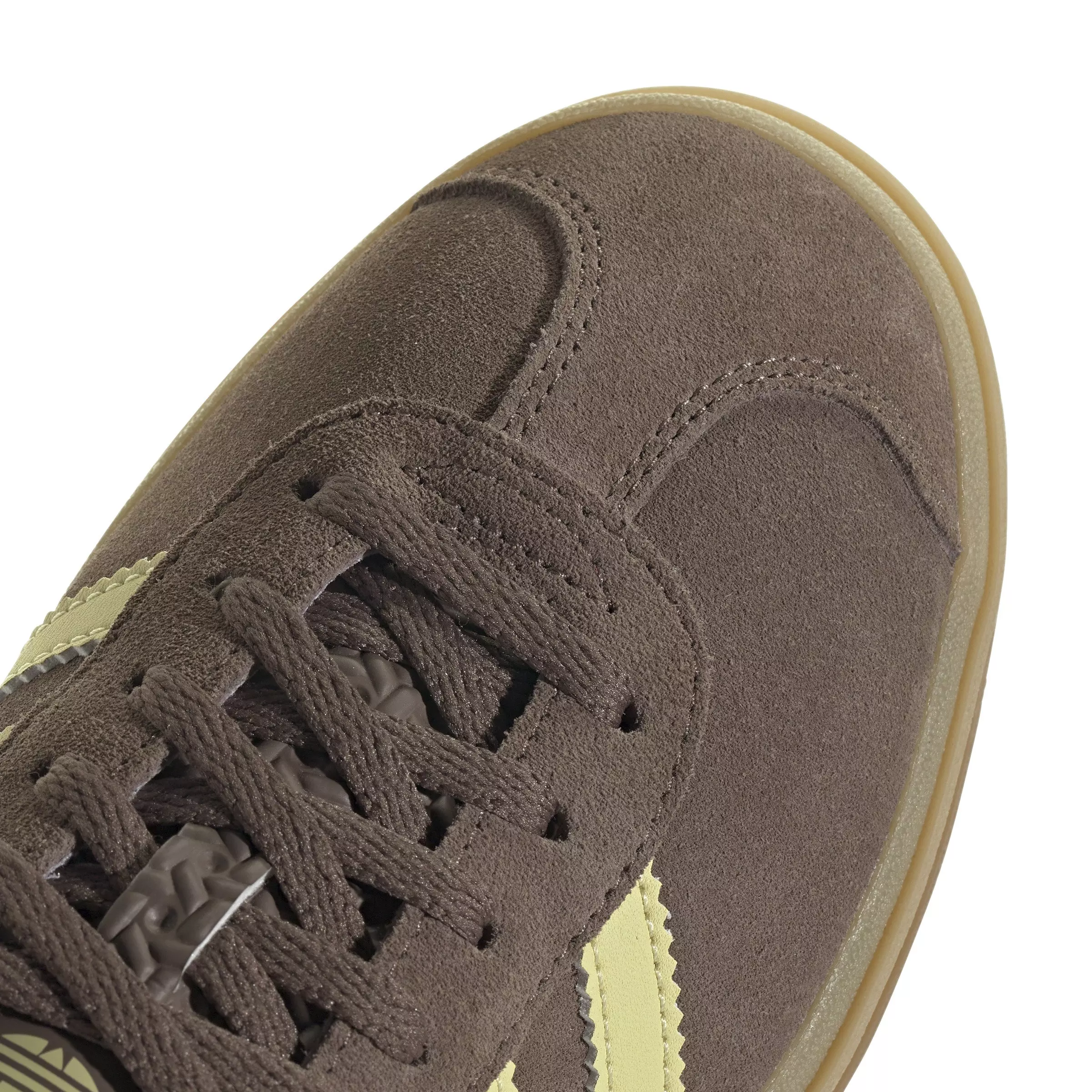 adidas Originals Gazelle Bold "Earth Strata/Powder Yellow/Ftwr White" Women's Shoe - STRATA/YELLOW/WHITE