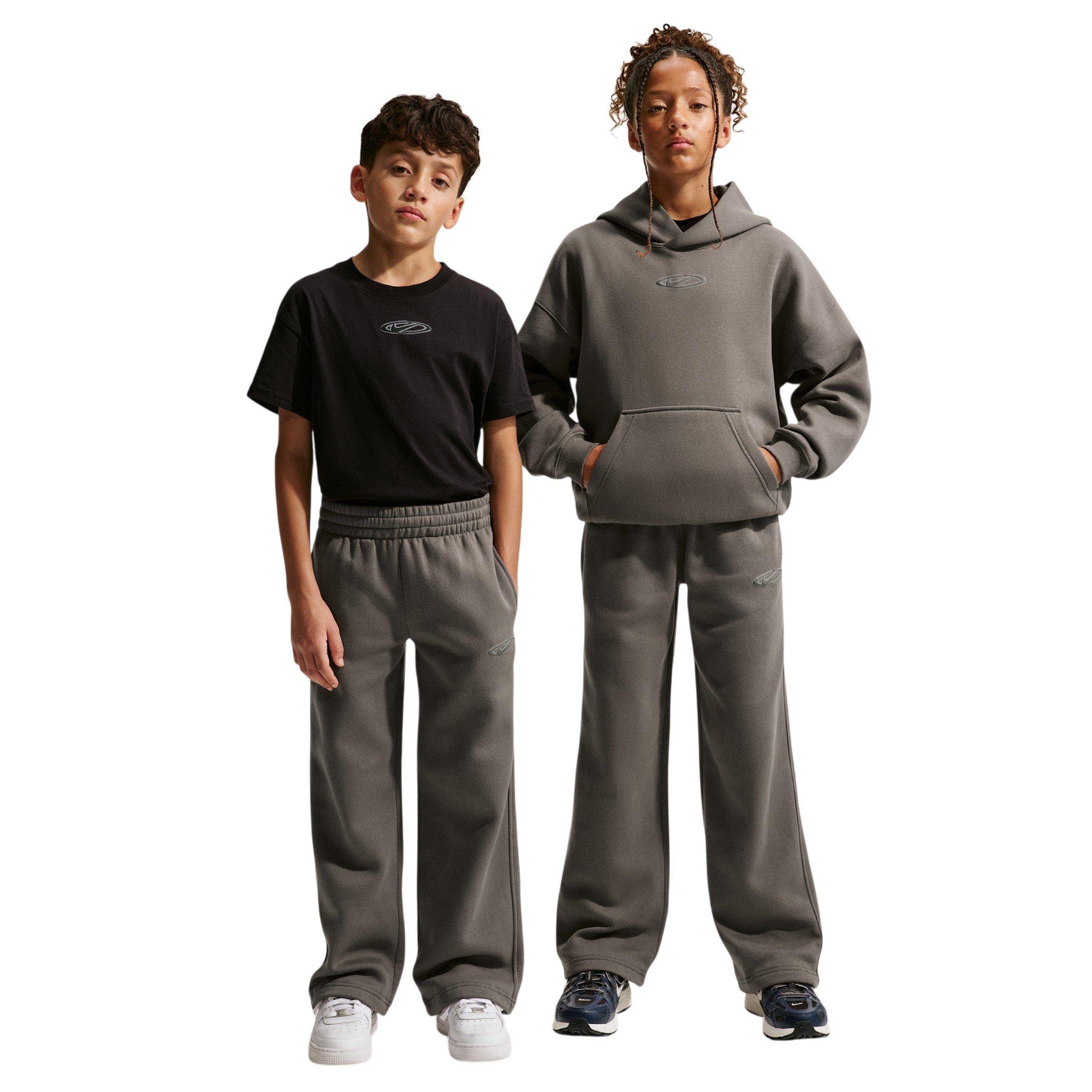 Nike Big Kids' Sportswear Club Fleece Sweatpants - Grey - GREY Thumbnail View 1