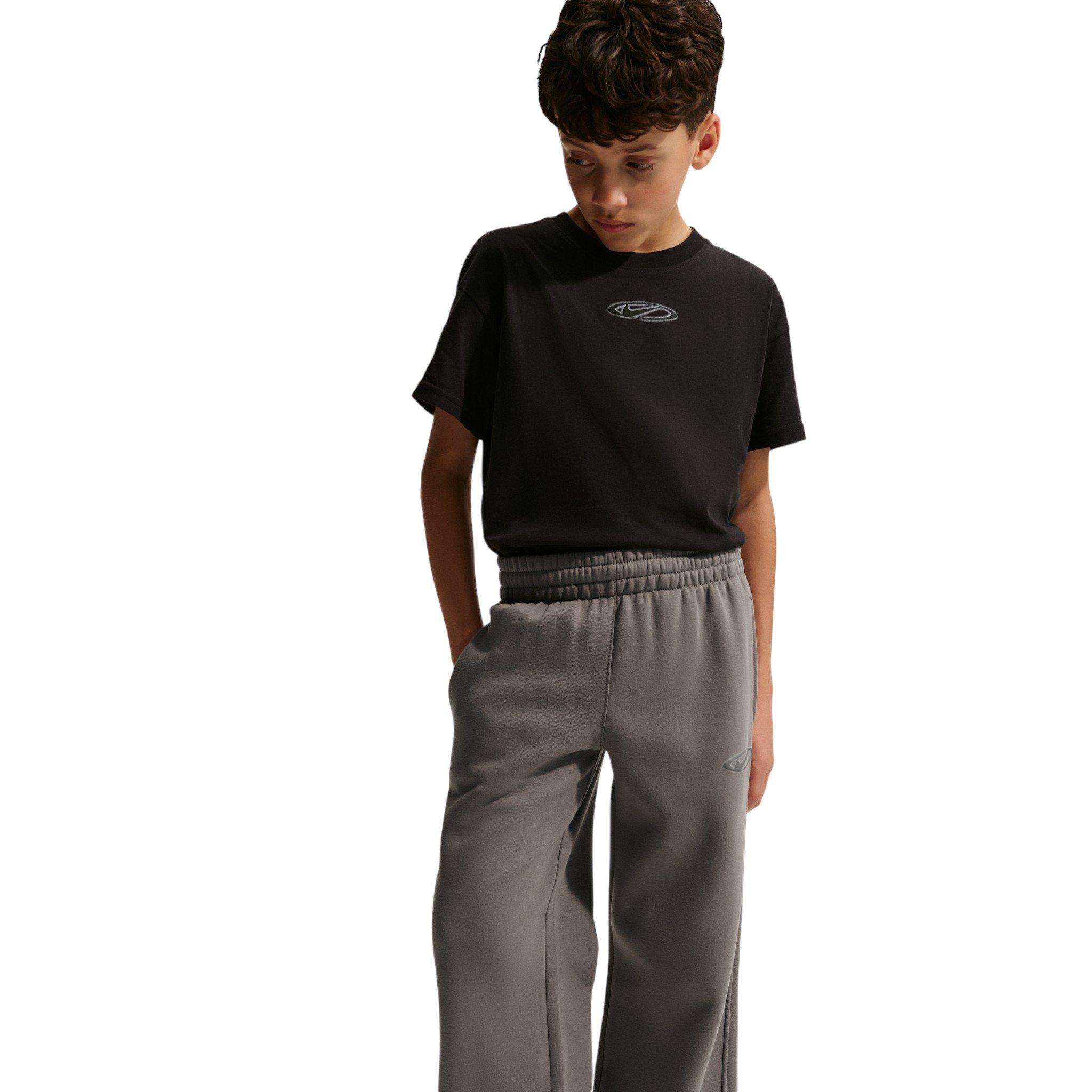 Nike Big Kids' Sportswear Club Fleece Sweatpants - Grey - GREY Thumbnail View 3