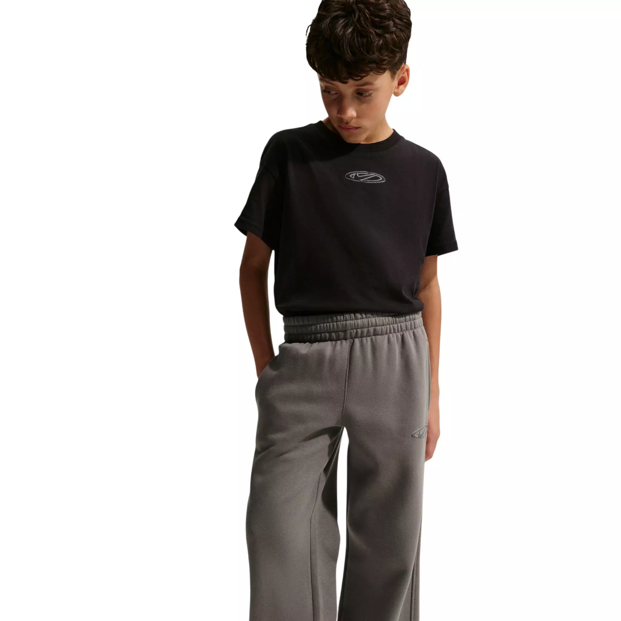Nike Big Kids' Sportswear Club Fleece Sweatpants - Grey - GREY