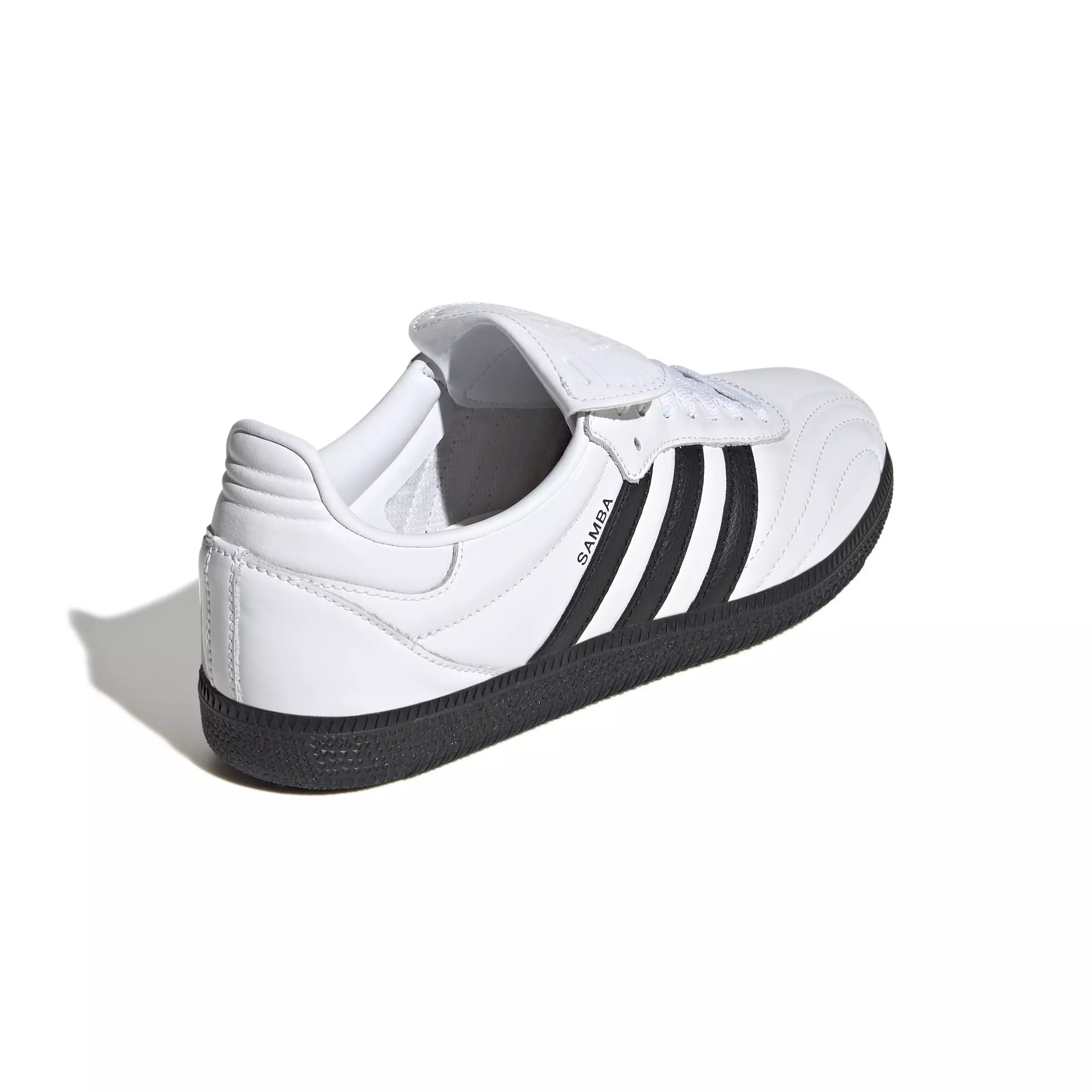 adidas Originals Samba Long Tongue "Ftwr White/Core Black/Ftwr White" Women's Shoe - WHITE/BLACK/WHITE