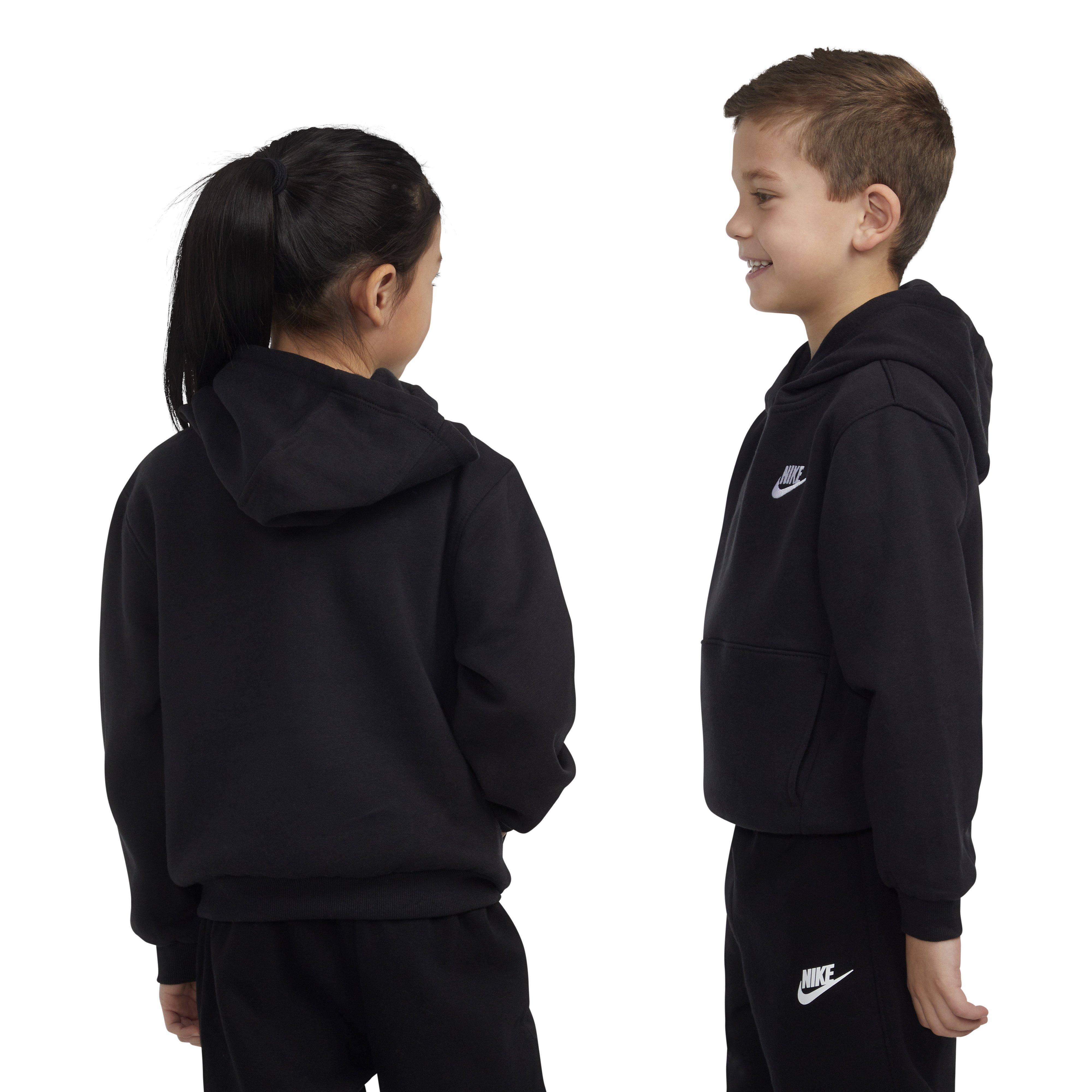 Nike Sportswear Club Fleece Little Kids' Black Pullover Hoodie