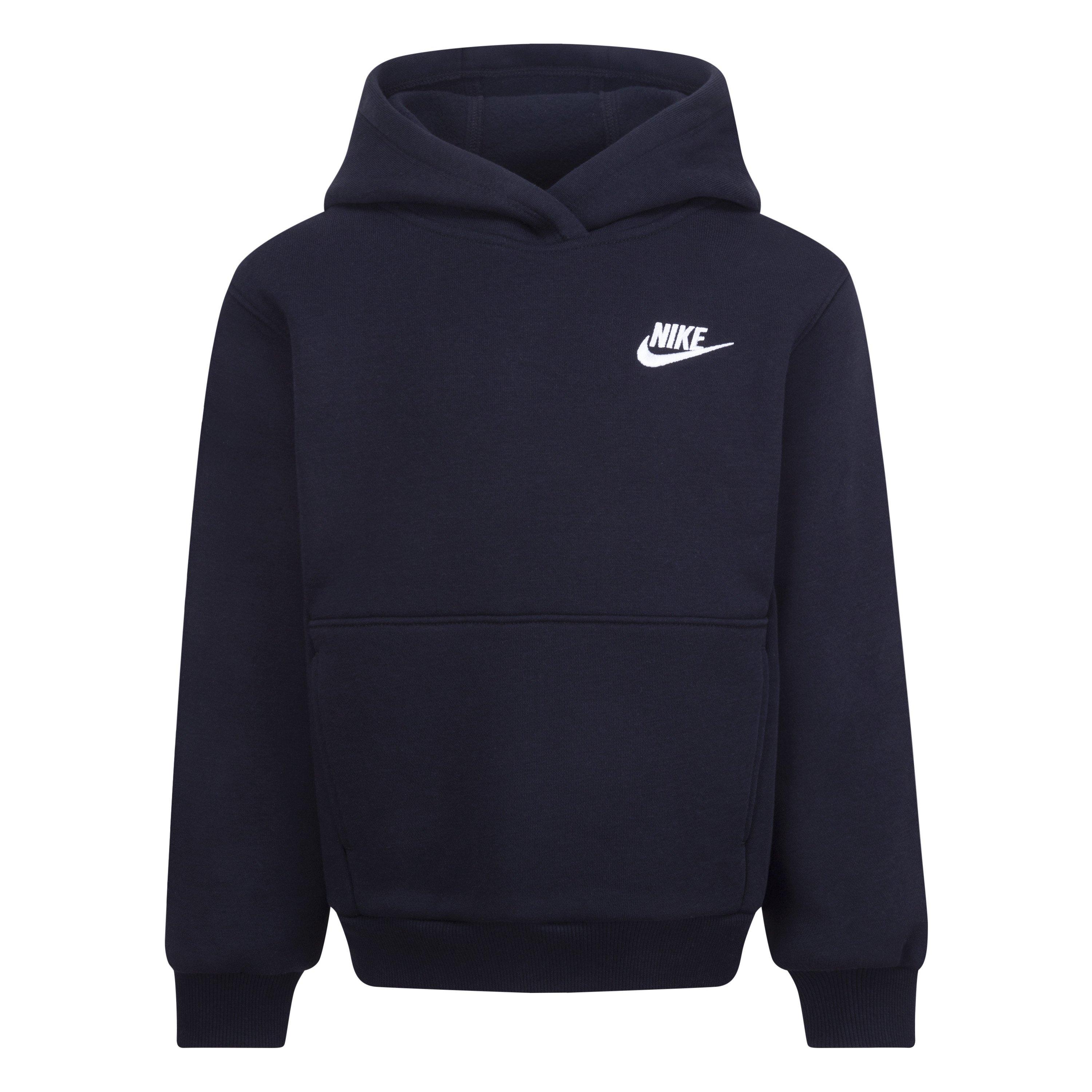 Nike Sportswear Club Fleece Little Kids' Black Pullover Hoodie