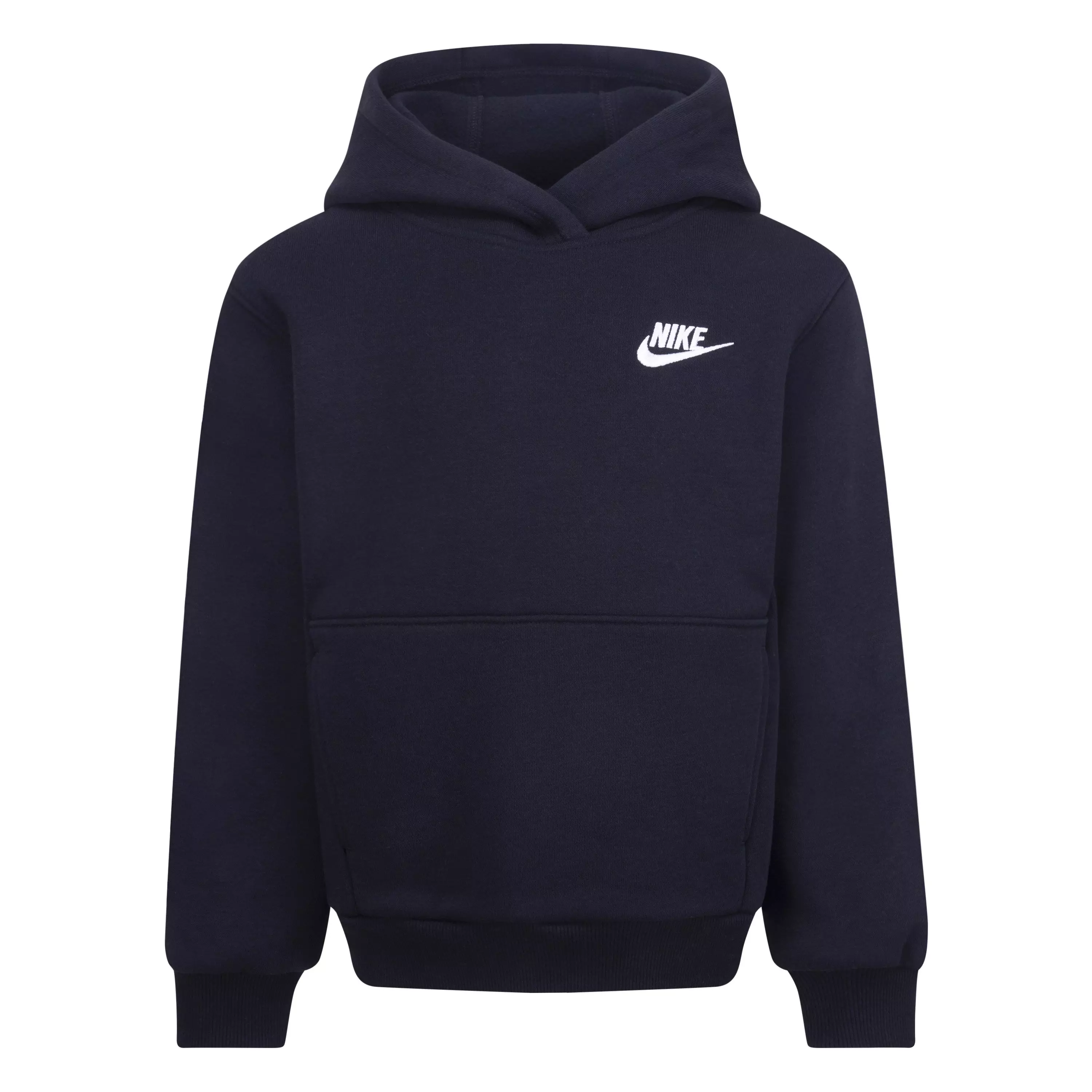 Nike Little Kids' Sportswear Club Fleece Pullover Hoodie - Black - BLACK