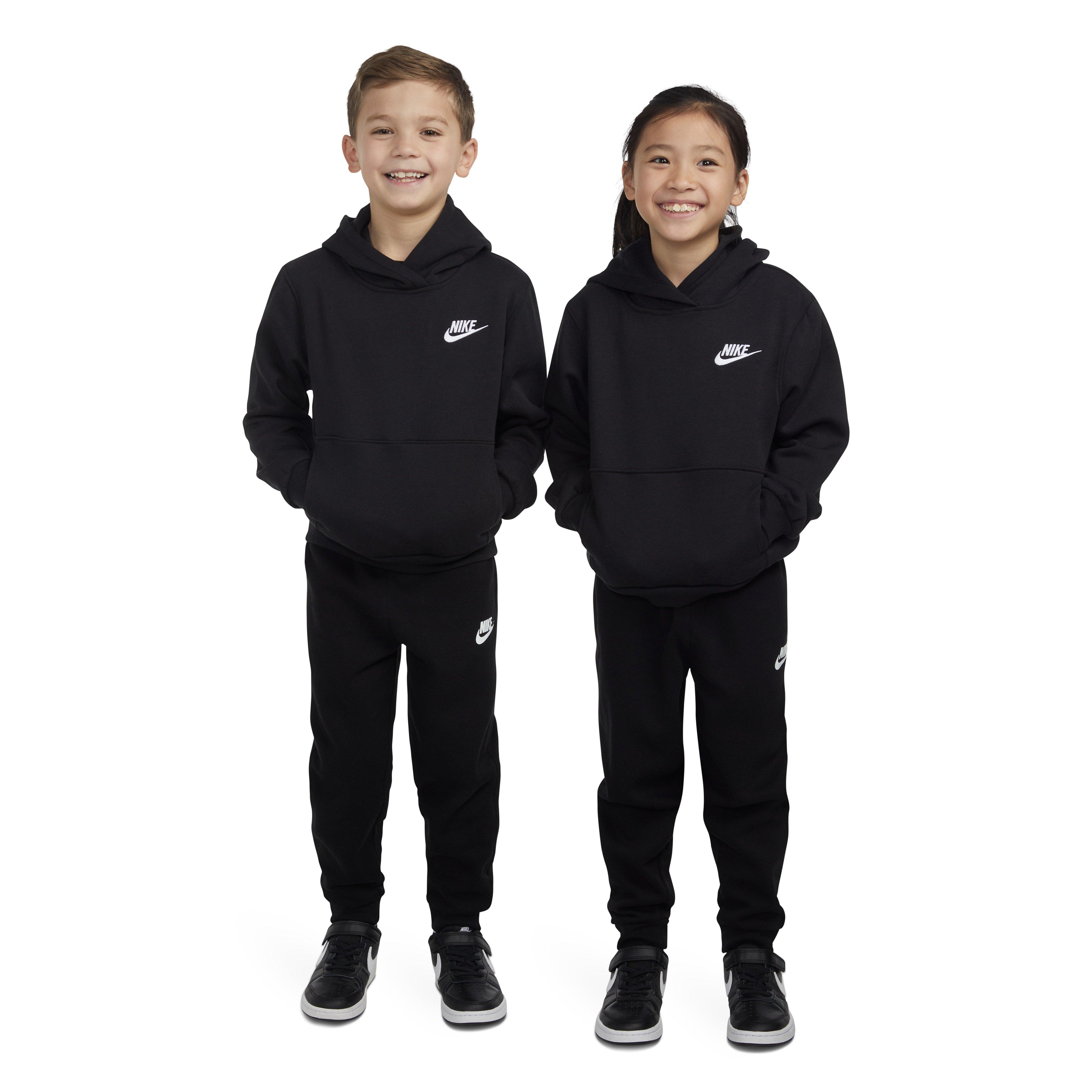 Nike Sportswear Club Fleece Little Kids' Black Pullover Hoodie