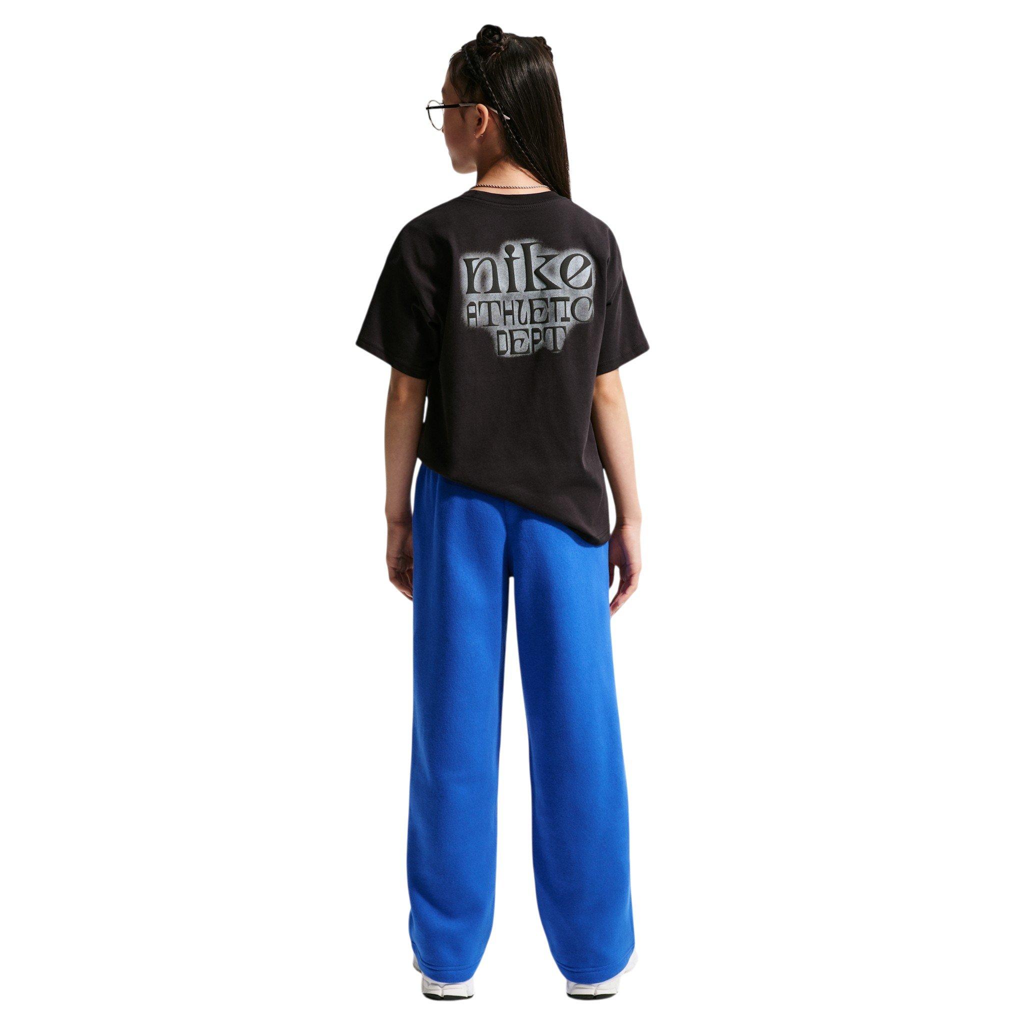 Nike Big Kids' Sportswear Club Fleece Sweatpants - Blue - BLUE Thumbnail View 4