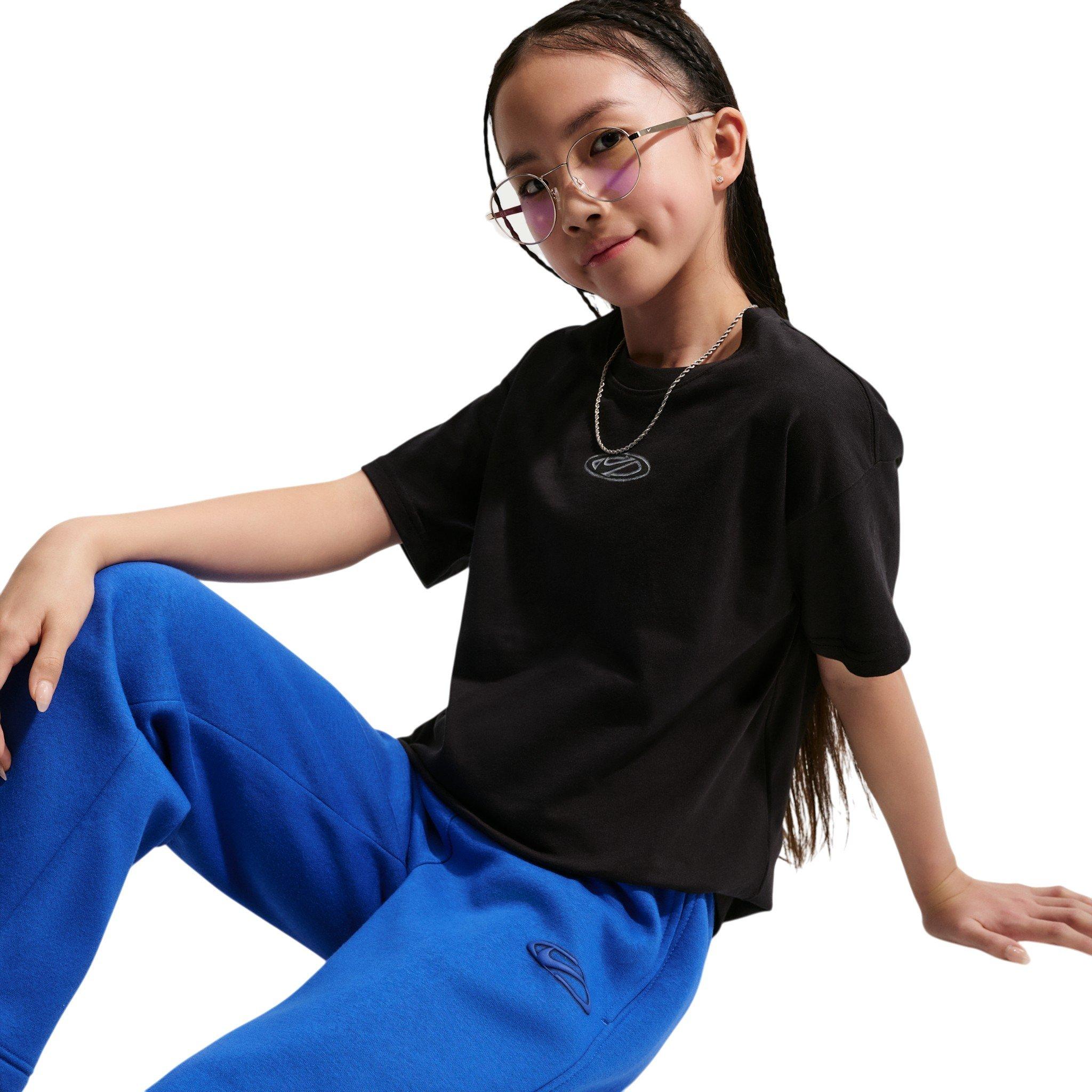 Nike Big Kids' Sportswear Club Fleece Sweatpants - Blue - BLUE Thumbnail View 7