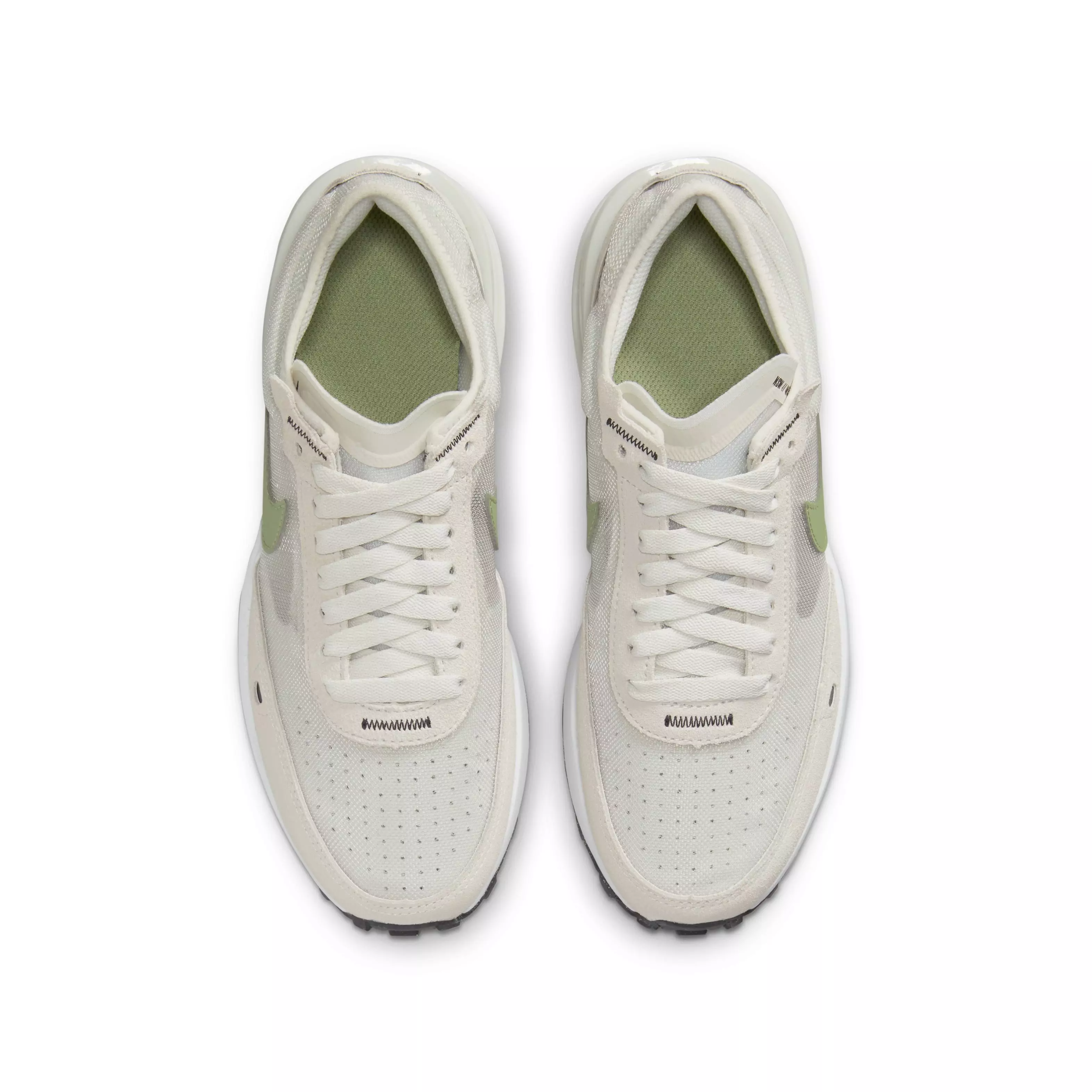 Nike Waffle One "Light Bone/Phantom/White/Oil Green" Grade School Boys' Shoe - LT BONE/PHANTOM/WHITE/GREEN