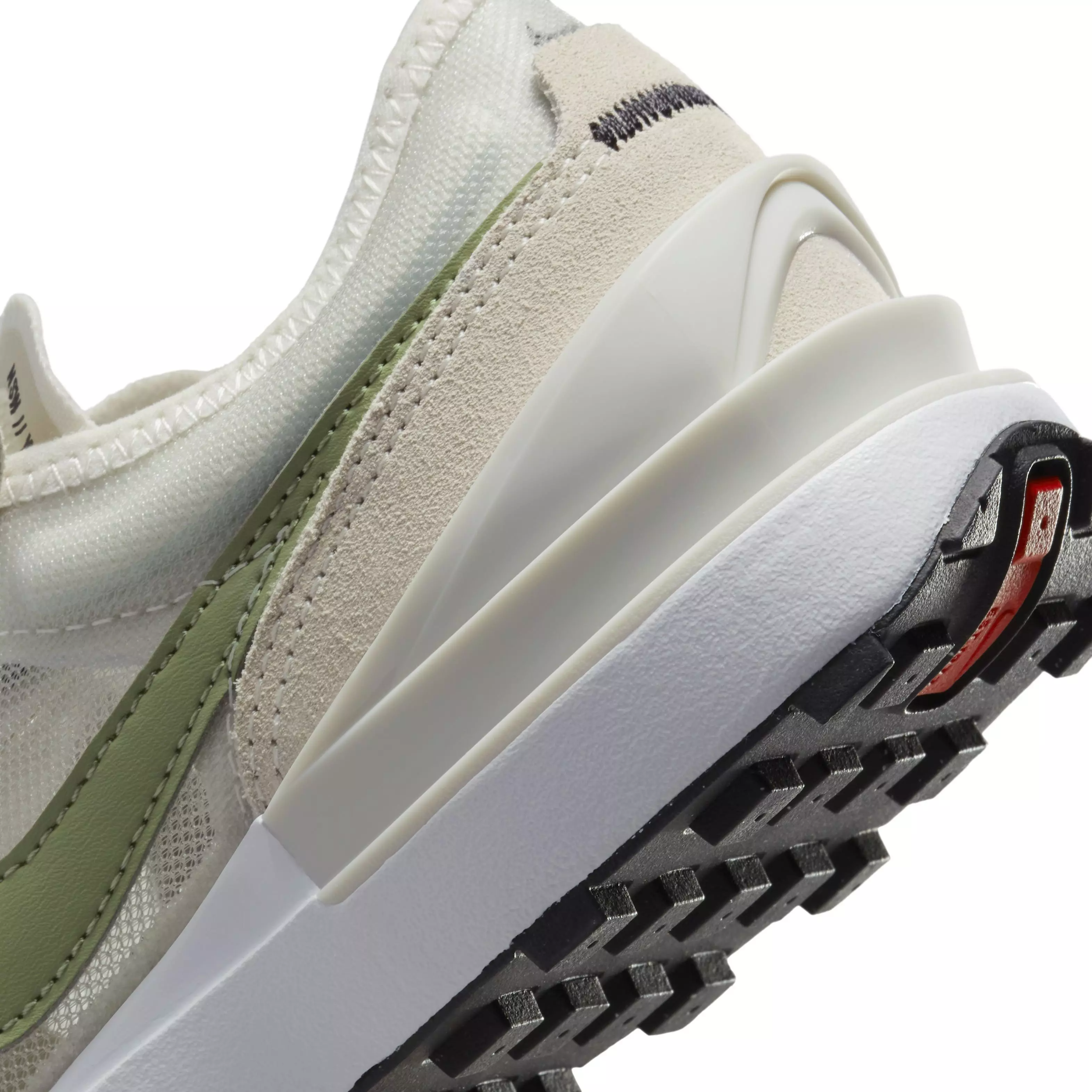 Nike Waffle One "Light Bone/Phantom/White/Oil Green" Grade School Boys' Shoe - LT BONE/PHANTOM/WHITE/GREEN