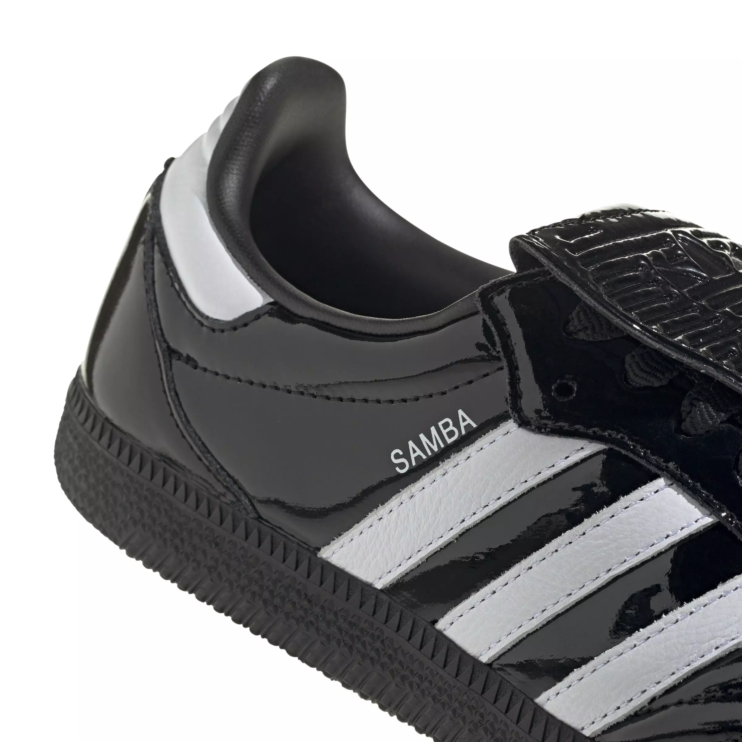 adidas Originals Samba Long Tongue "Core Black/Ftwr White/Core Black" Women's Shoe - BLACK/WHITE/BLACK