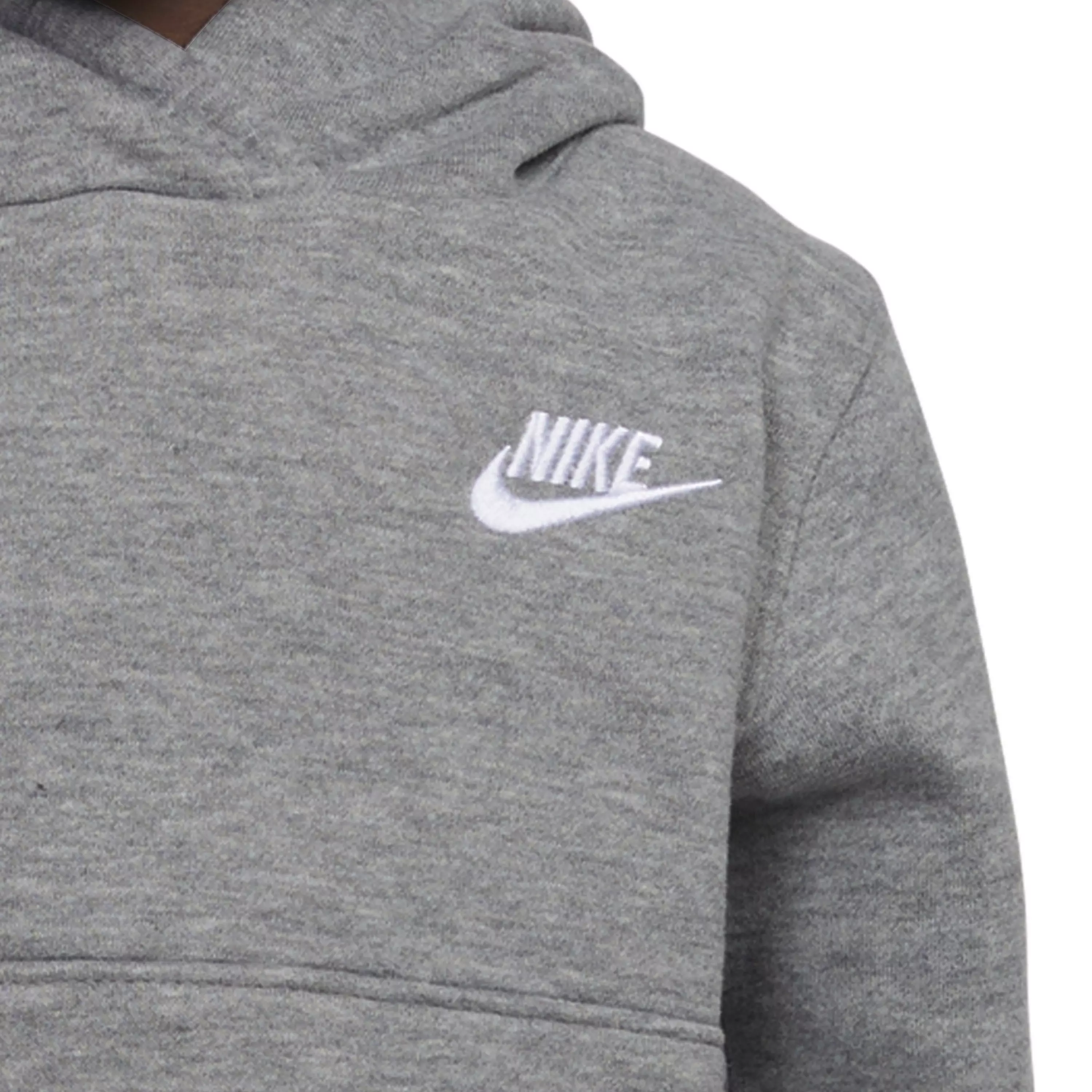 Nike Toddler Sportswear Club Fleece Pullover Hoodie - Dark Grey - DK GREY