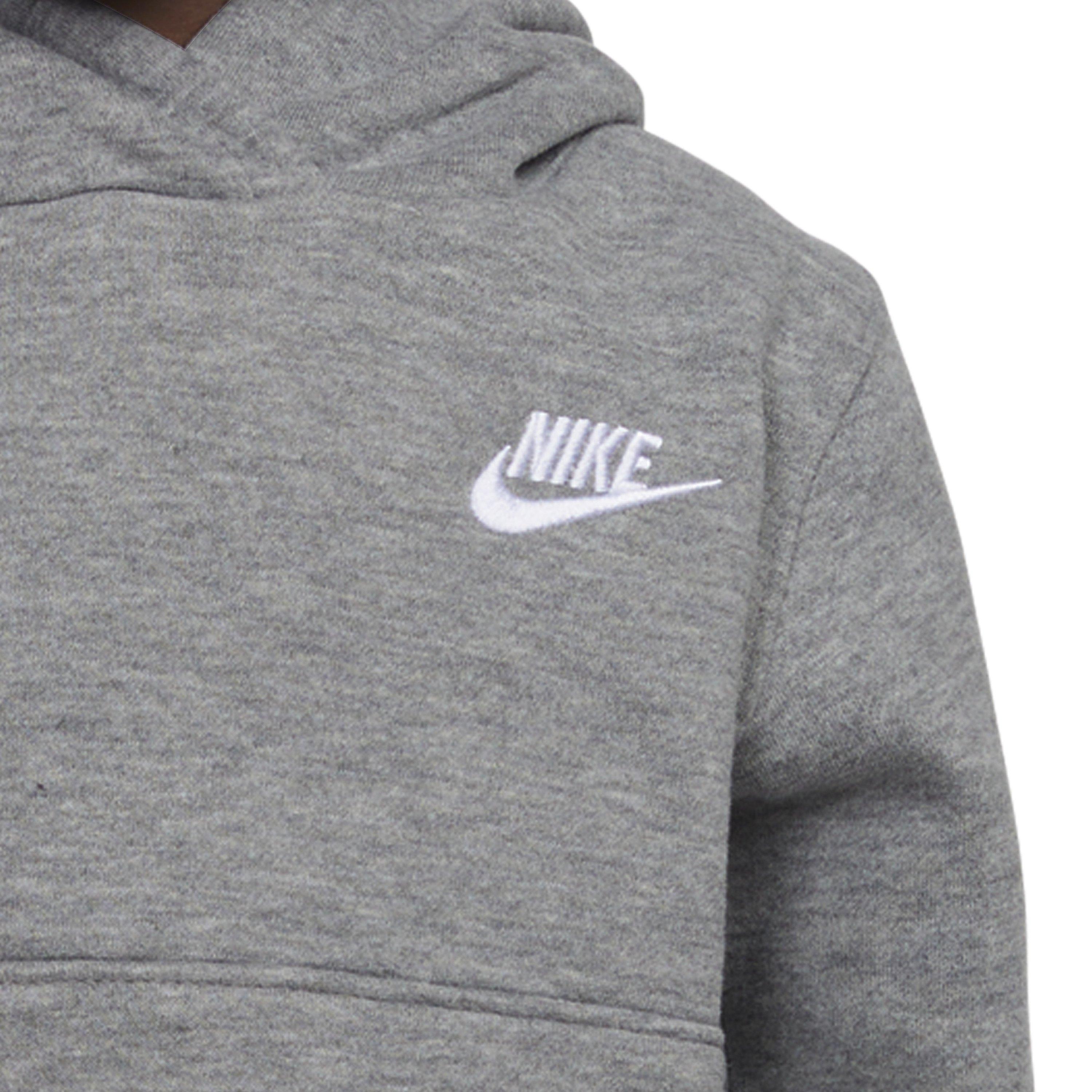 Nike Sportswear Club Fleece Toddler Dk Grey Pullover Hoodie