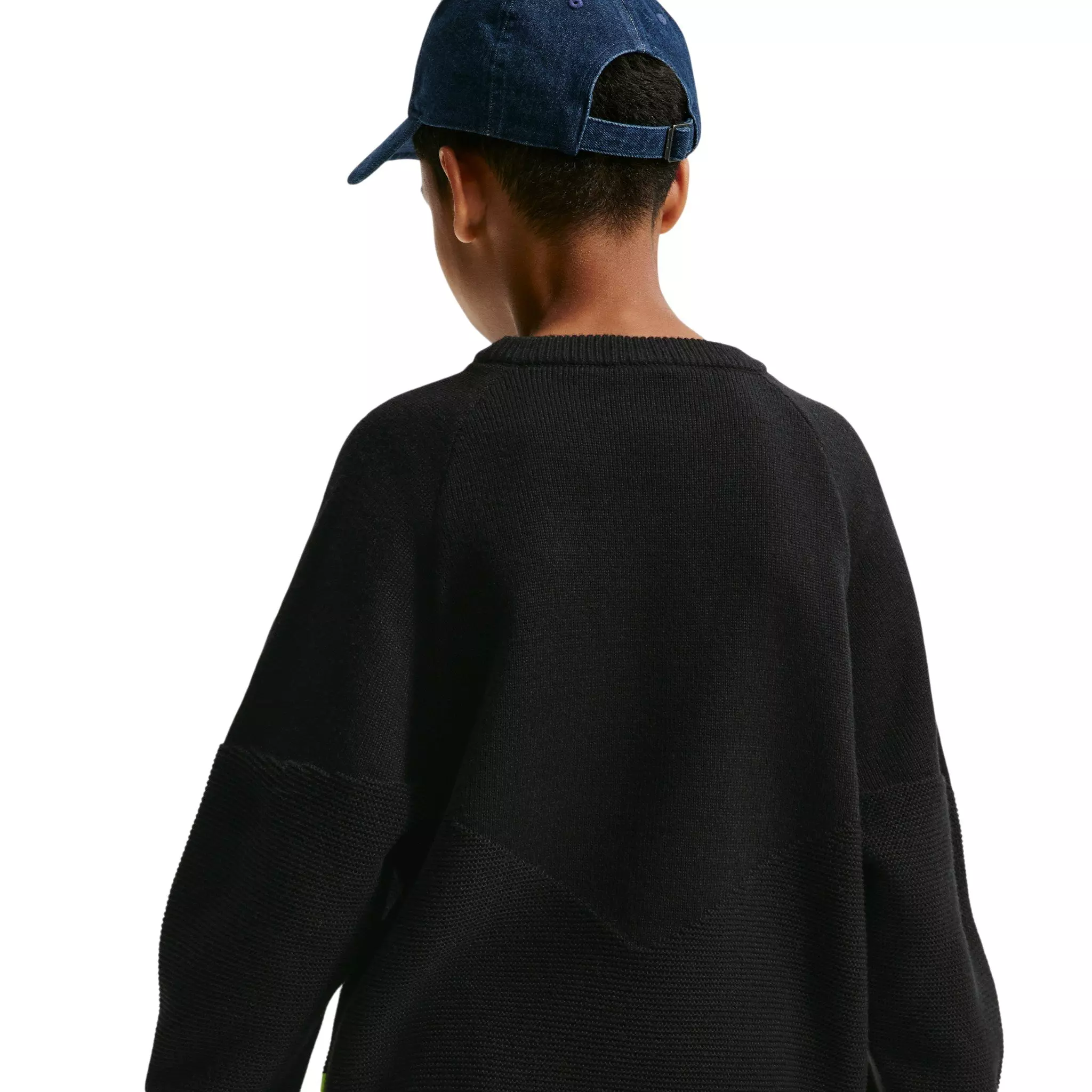 Nike Big Kids' Sportswear Crewneck Sweater - Black - BLACK