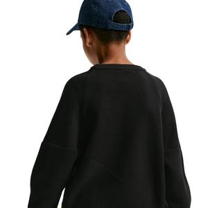 Nike Big Kids' Sportswear Crewneck Sweater - Black - BLACK