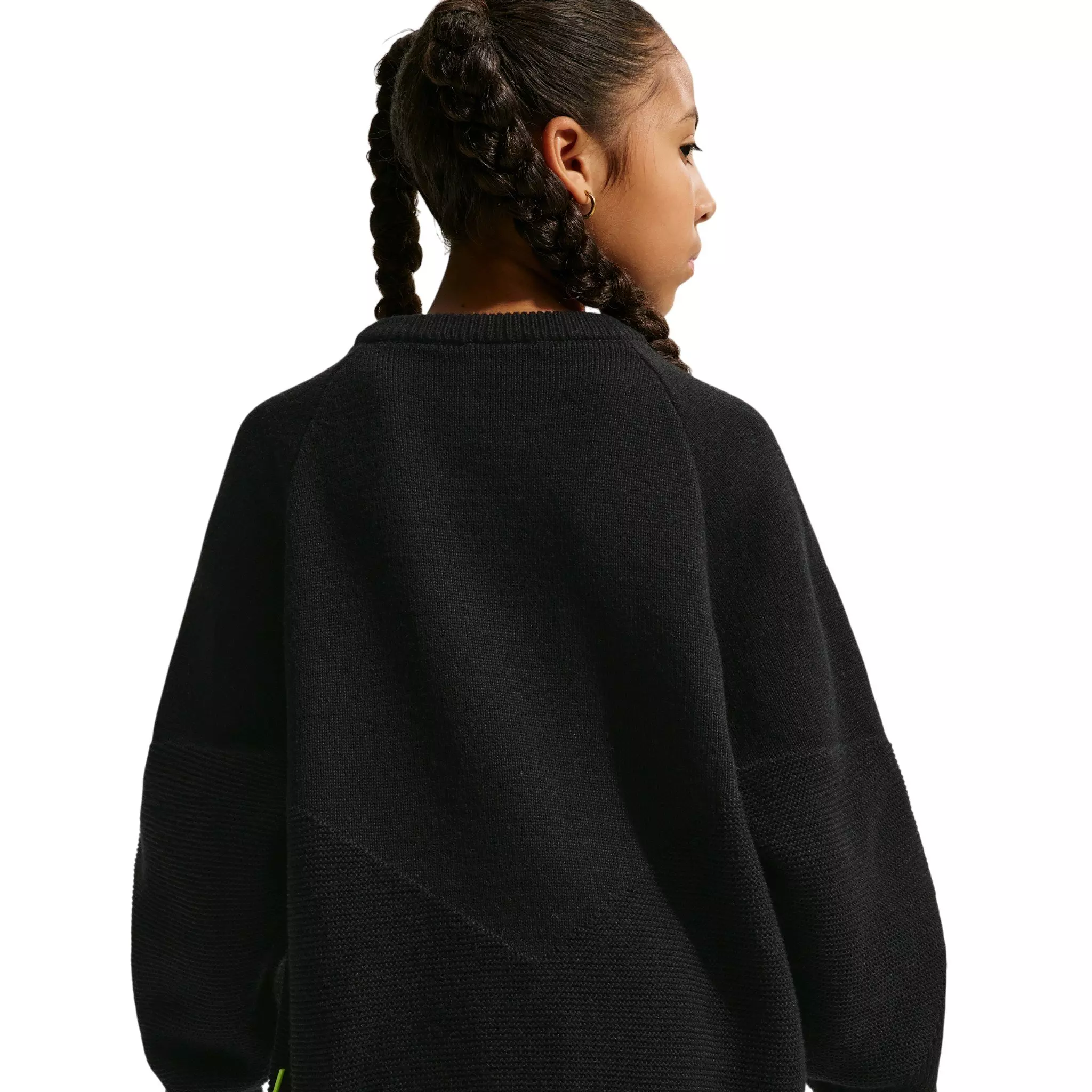 Nike Big Kids' Sportswear Crewneck Sweater - Black - BLACK