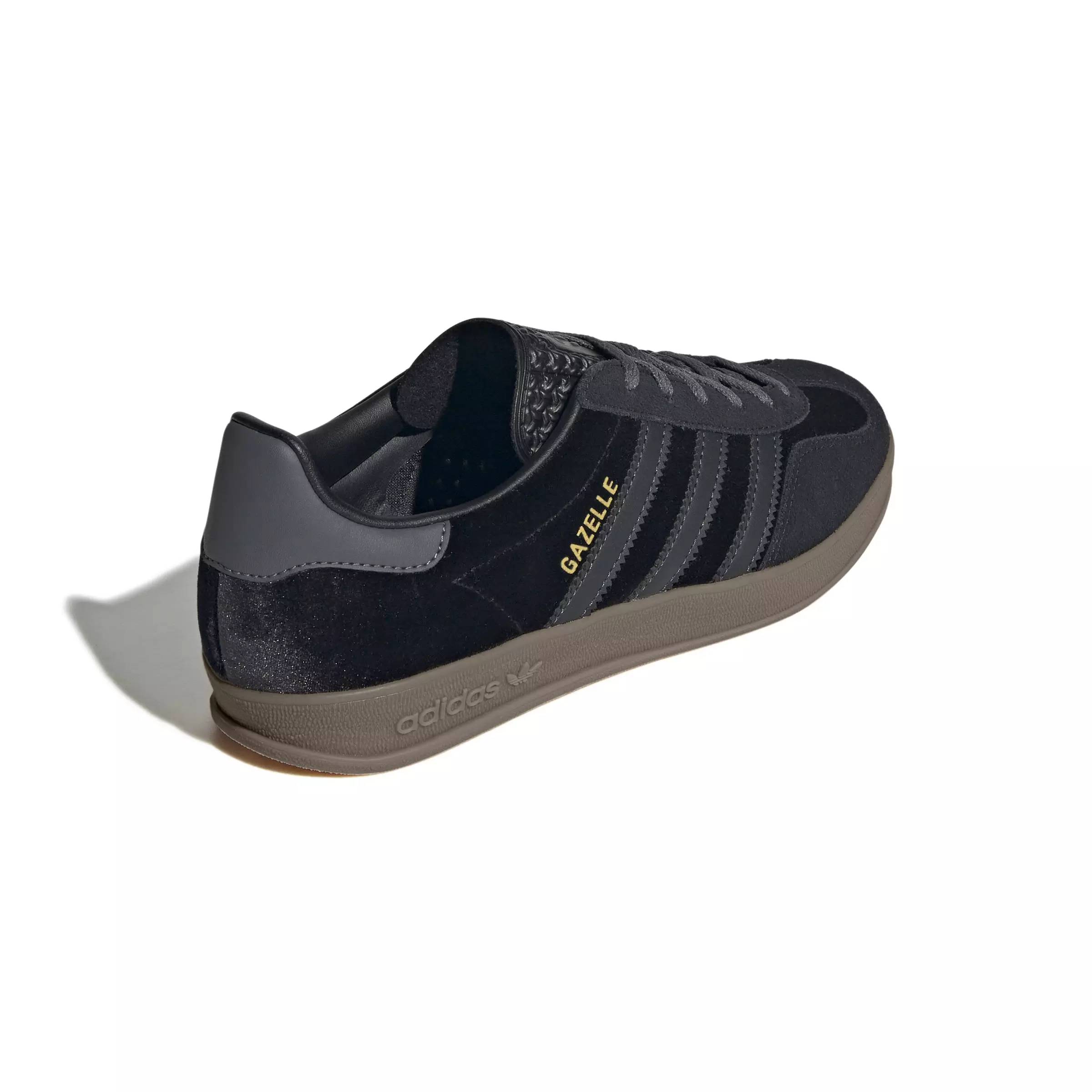 adidas Originals Gazelle "Core Black/Carbon/Grey Five" Women's Shoe - BLACK/CARBON/GREY