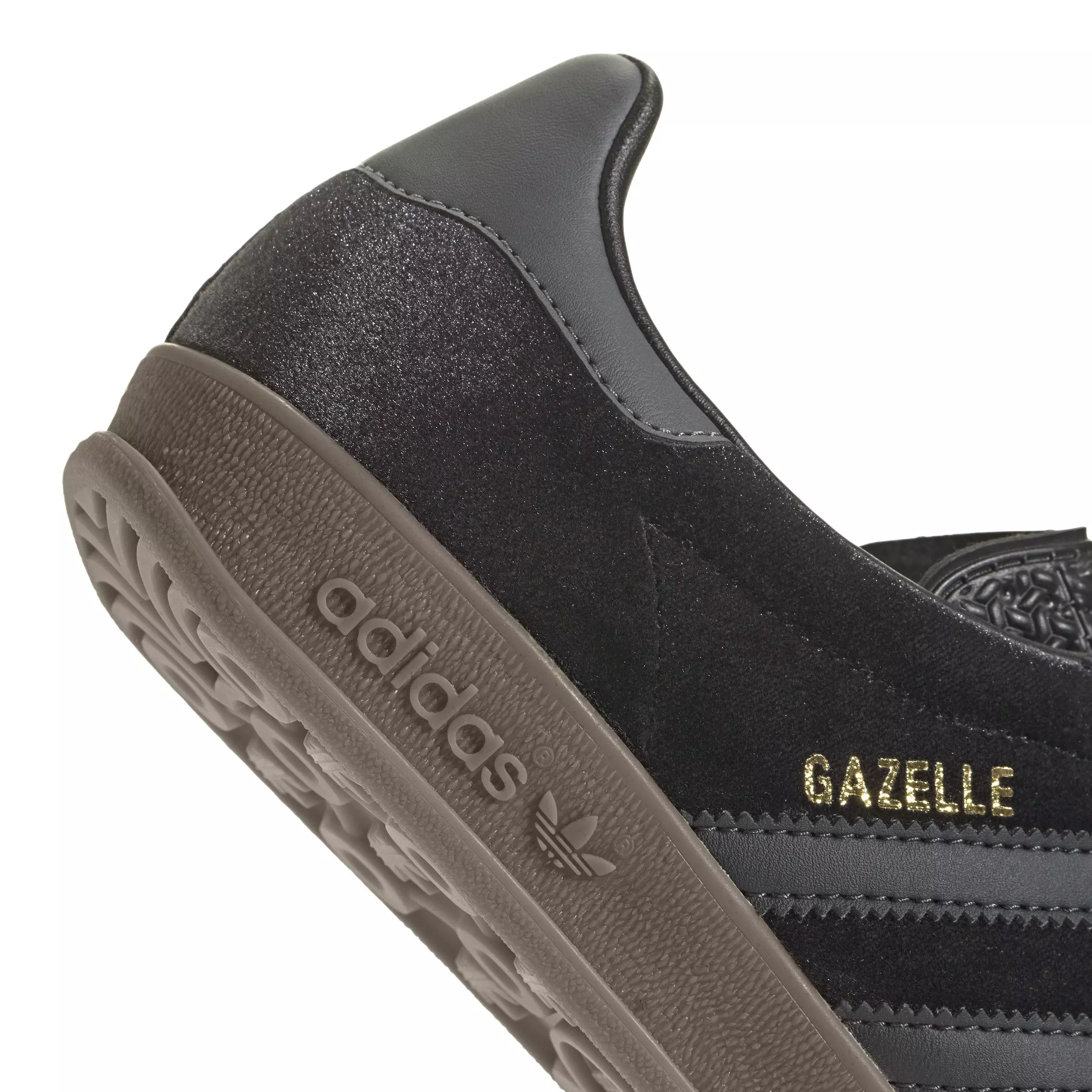 adidas Originals Gazelle "Core Black/Carbon/Grey Five" Women's Shoe - BLACK/CARBON/GREY