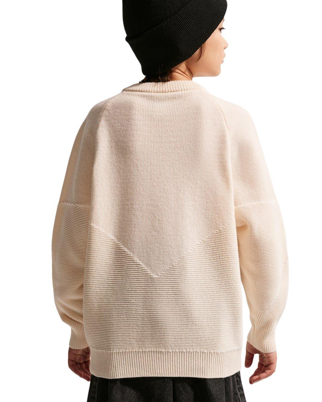 Nike Sportswear Big Kids' White Crewneck Sweater