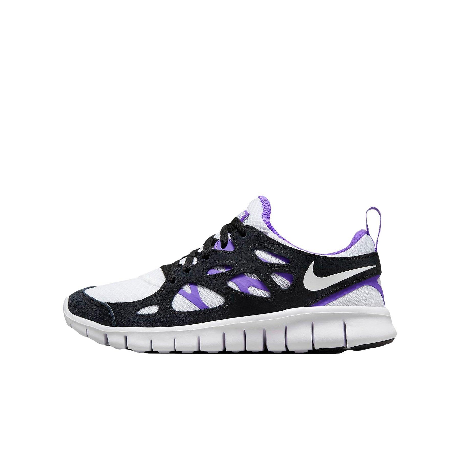 Nike free run 2 womens black and clearance white