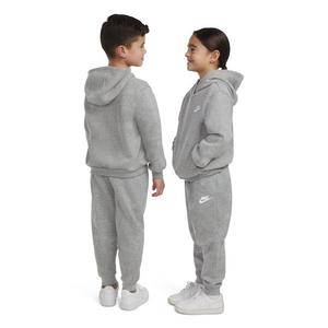 Nike Little Kids' Sportswear Club Fleece Pullover Hoodie -Dk Grey