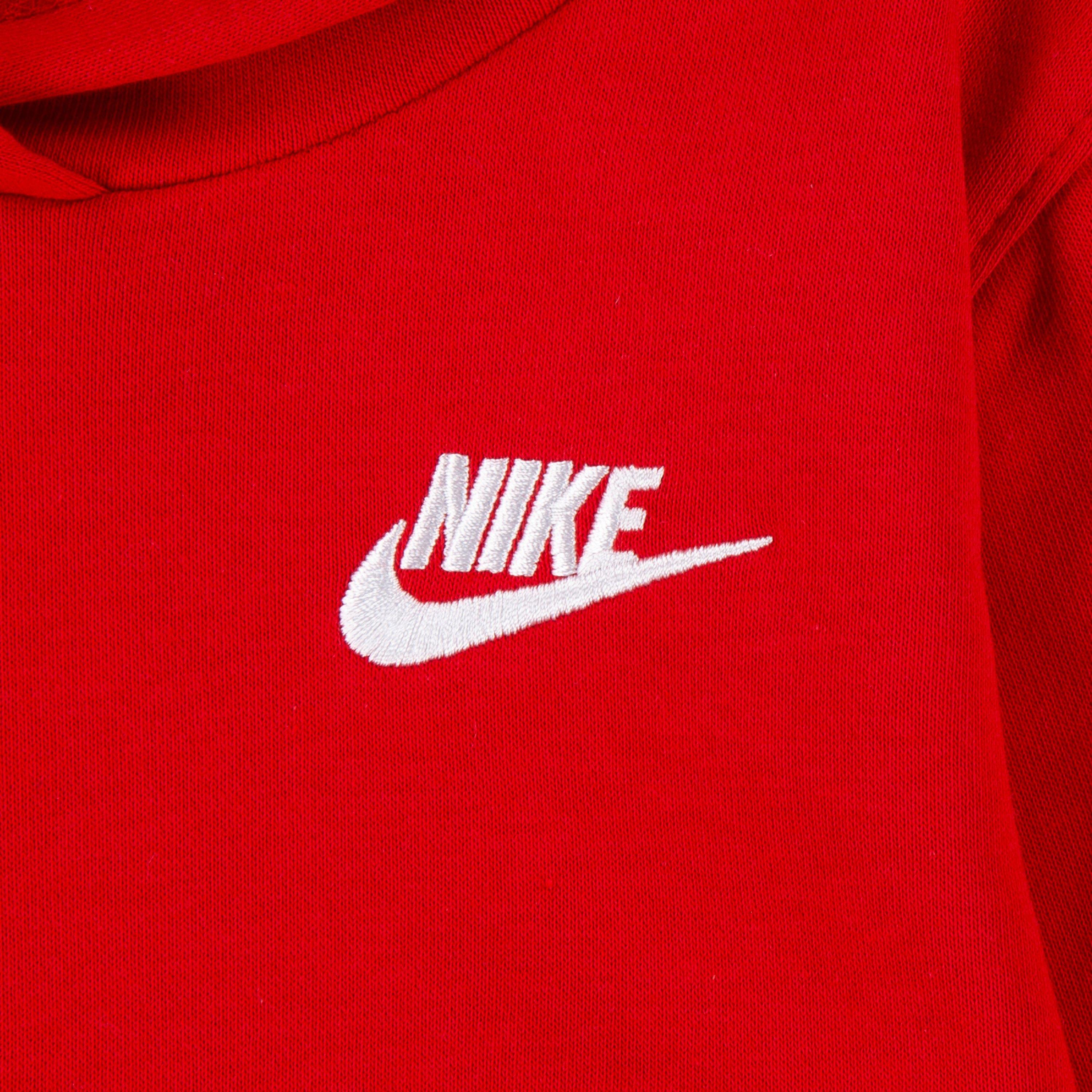 Nike Sportswear Club Fleece Toddler Red Pullover Hoodie