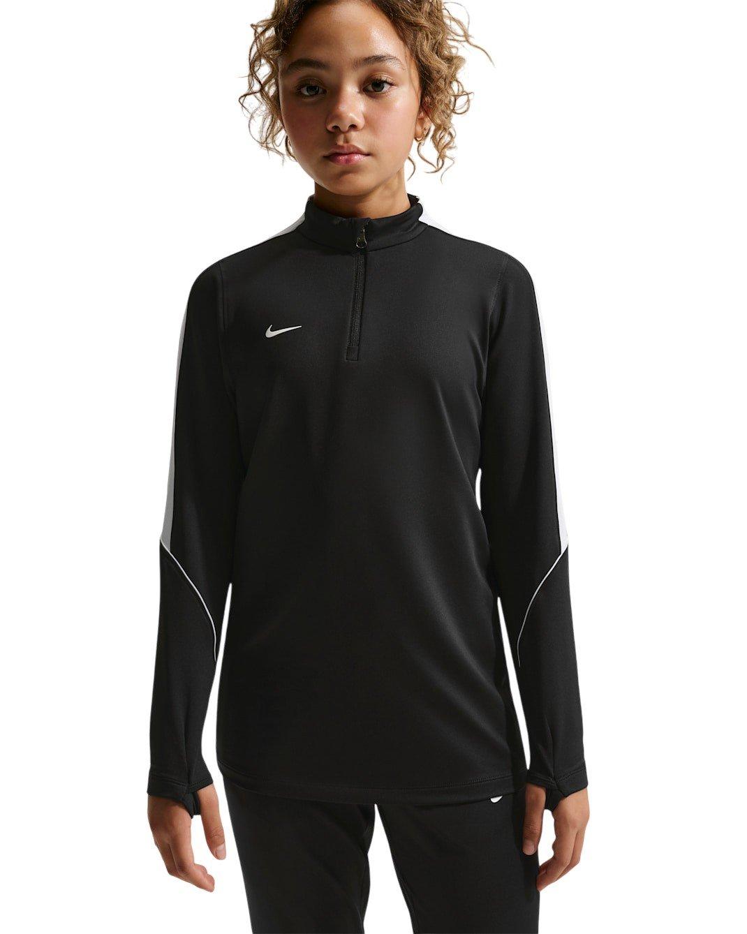 Nike Big Kids' Strike Dri-FIT Soccer Knit Drill Top - Black - BLACK Thumbnail View 3