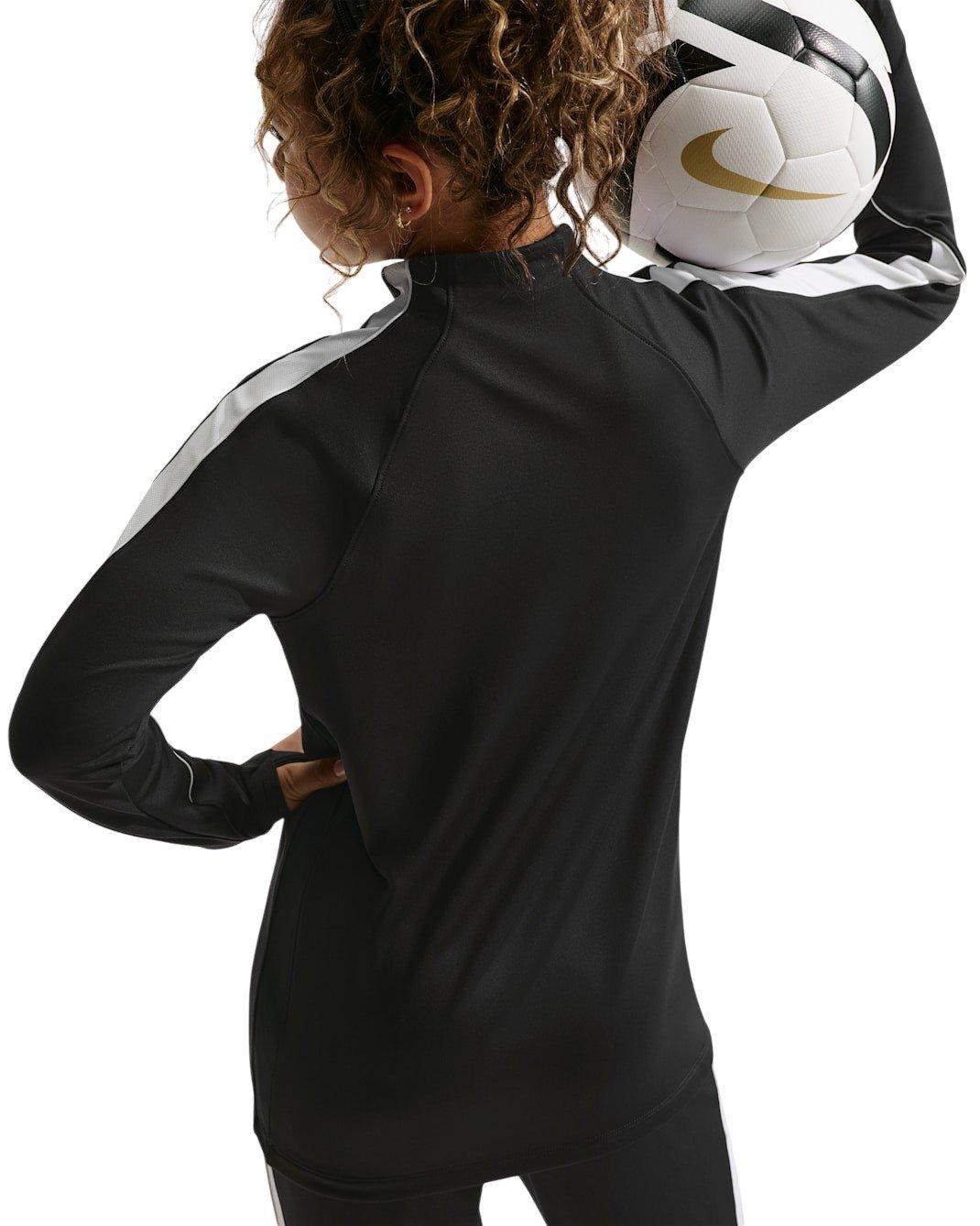 Nike Big Kids' Strike Dri-FIT Soccer Knit Drill Top - Black - BLACK Thumbnail View 4