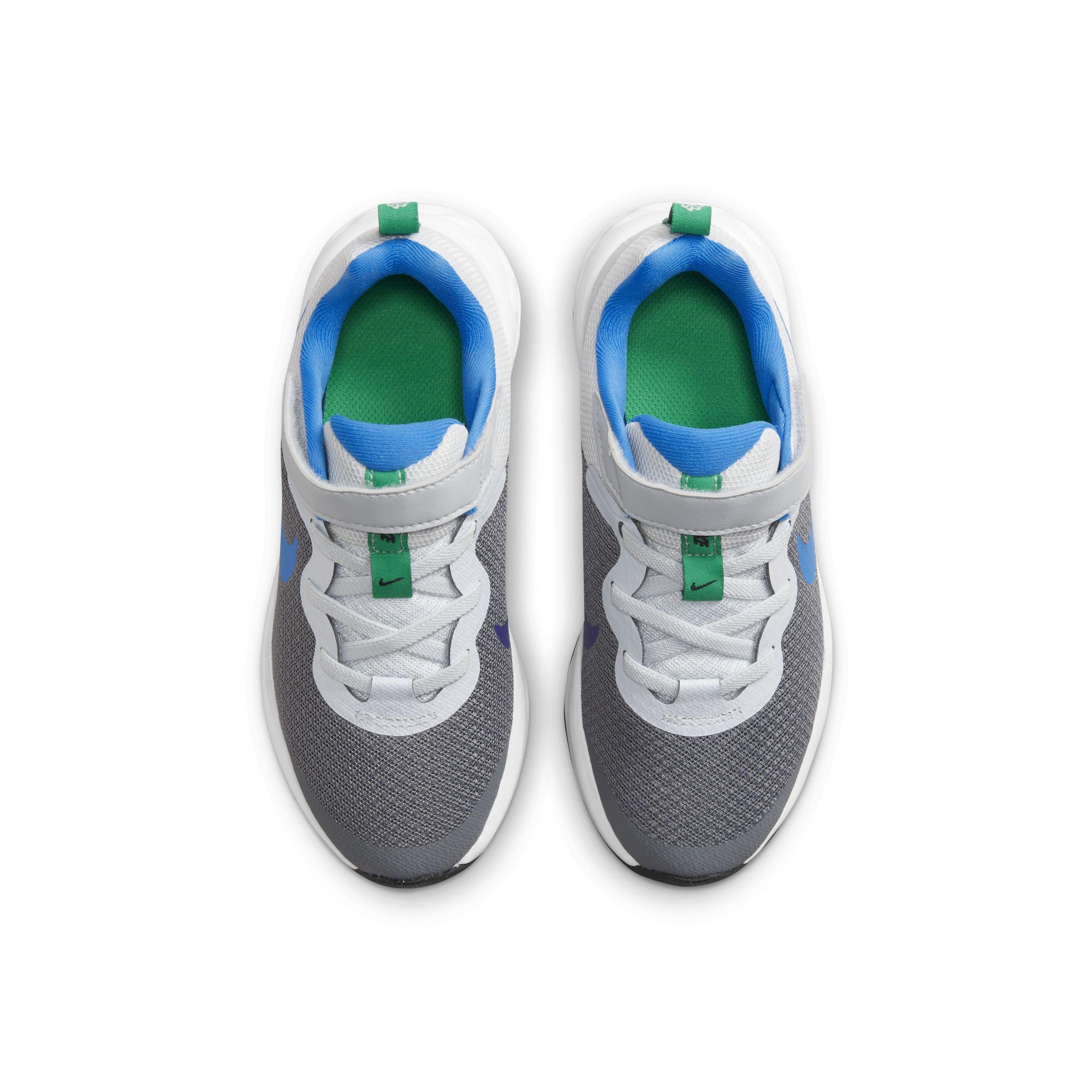 Nike Revolution 6 Preschool Boys' Cool Grey/Deep Royal Blue/Pure Platinum/Photo Blue Running Shoe