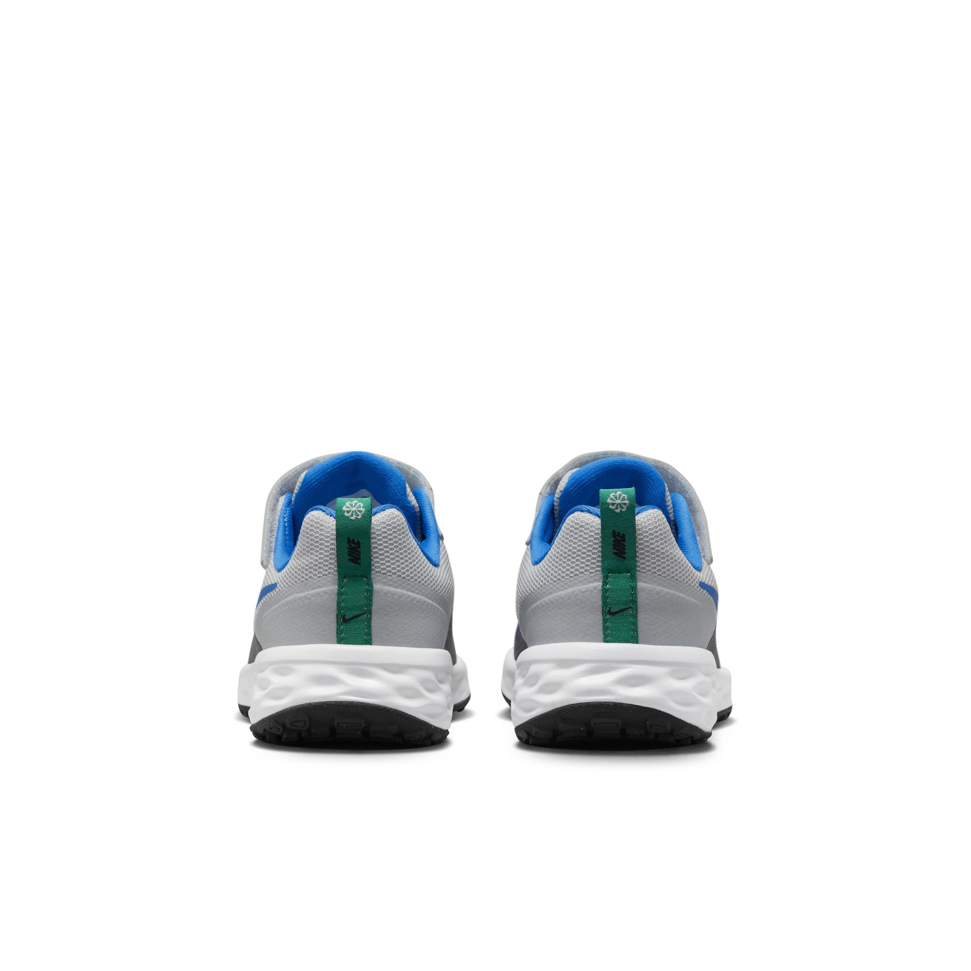 Nike Revolution 6 Preschool Boys' Cool Grey/Deep Royal Blue/Pure Platinum/Photo Blue Running Shoe