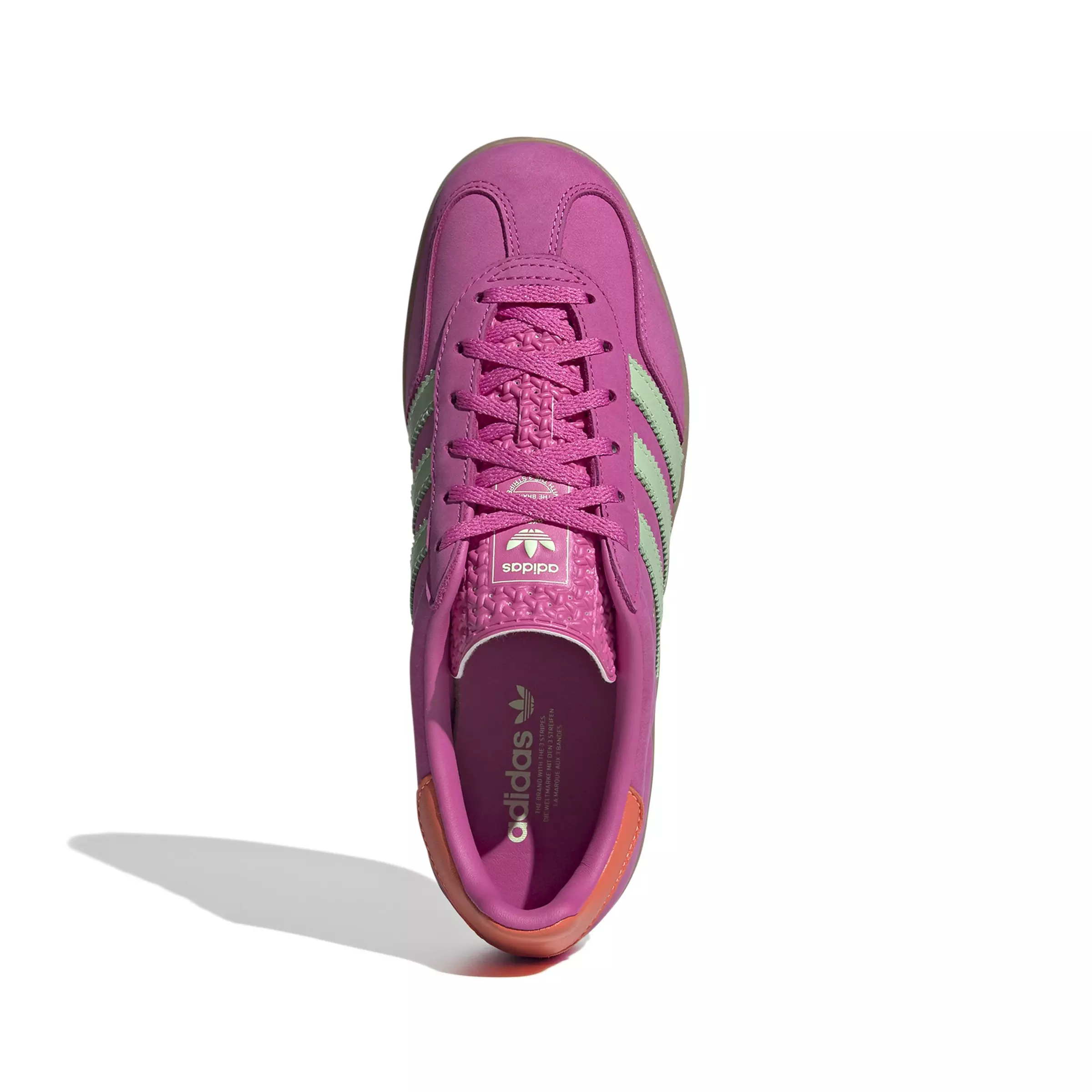 adidas Originals Gazelle "Semi Lucid Fuchsia/Semi Green Spark/Signal Coral" Women's Shoe - FUCHSIA/GREEN/CORAL
