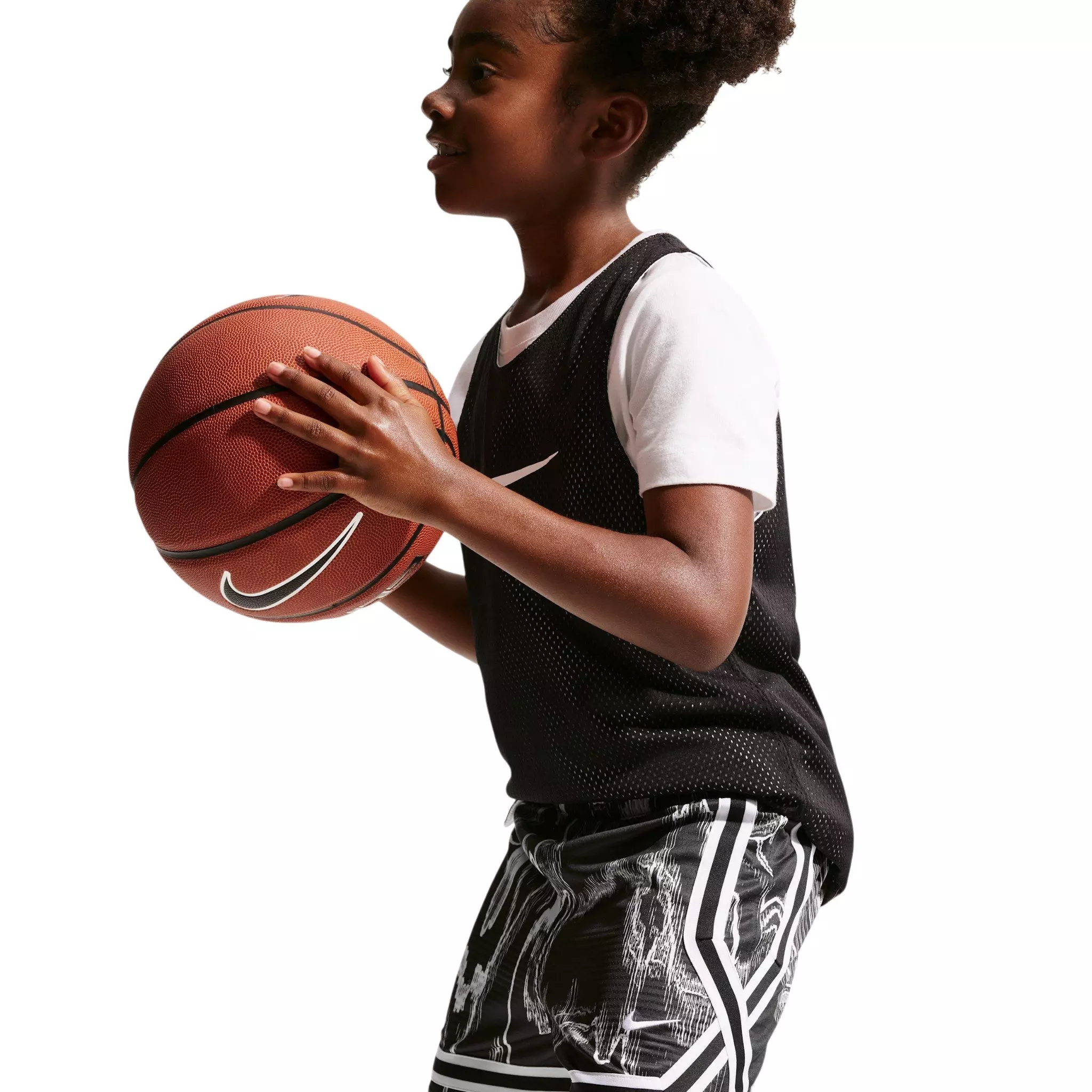 Nike Big Kids' Crossover Dri-FIT Basketball Shorts - Black - BLACK