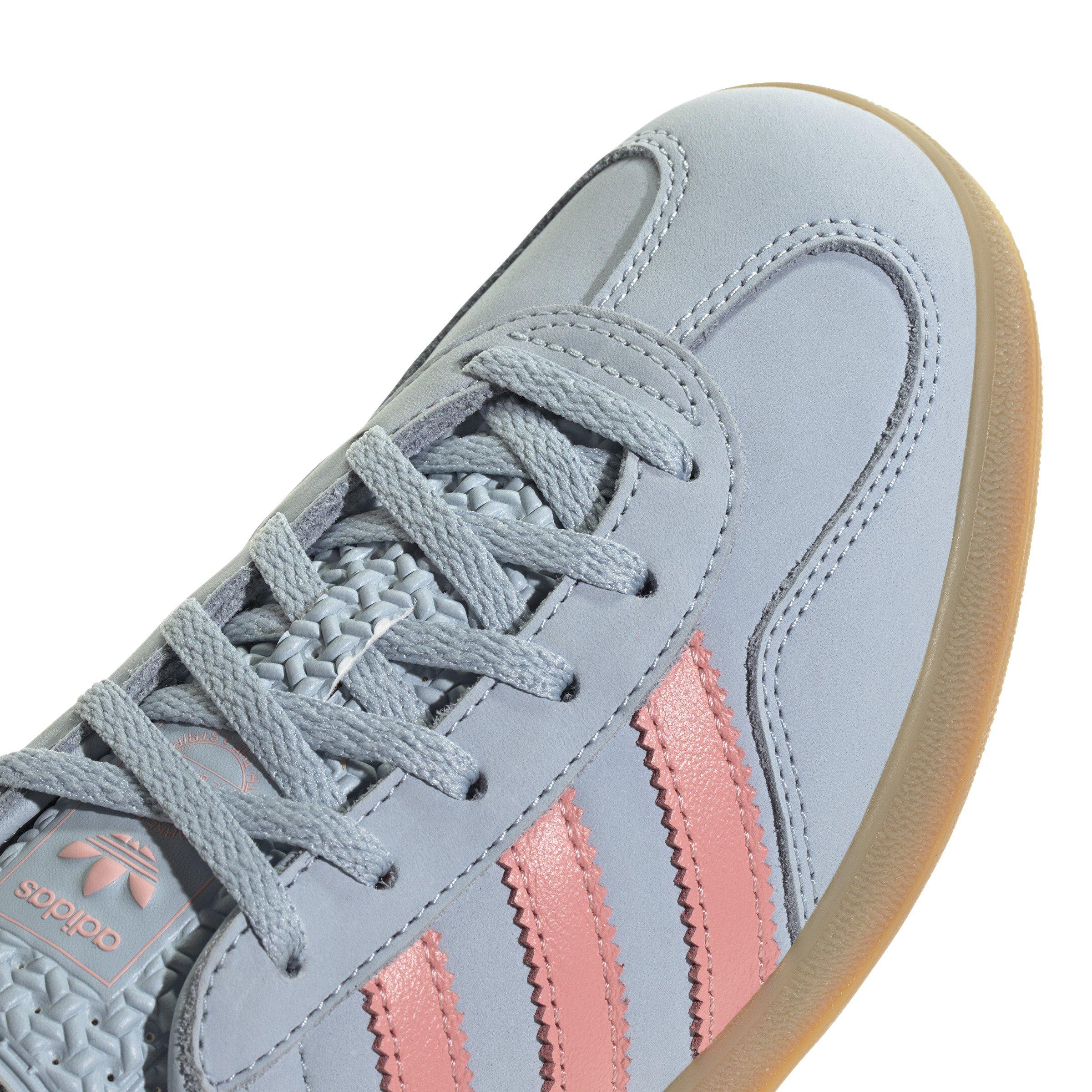 adidas Originals Gazelle "Wonder Blue/Solar Orange/Gum 3" Women's Shoe - BLUE/ORANGE/GUM Thumbnail View 7