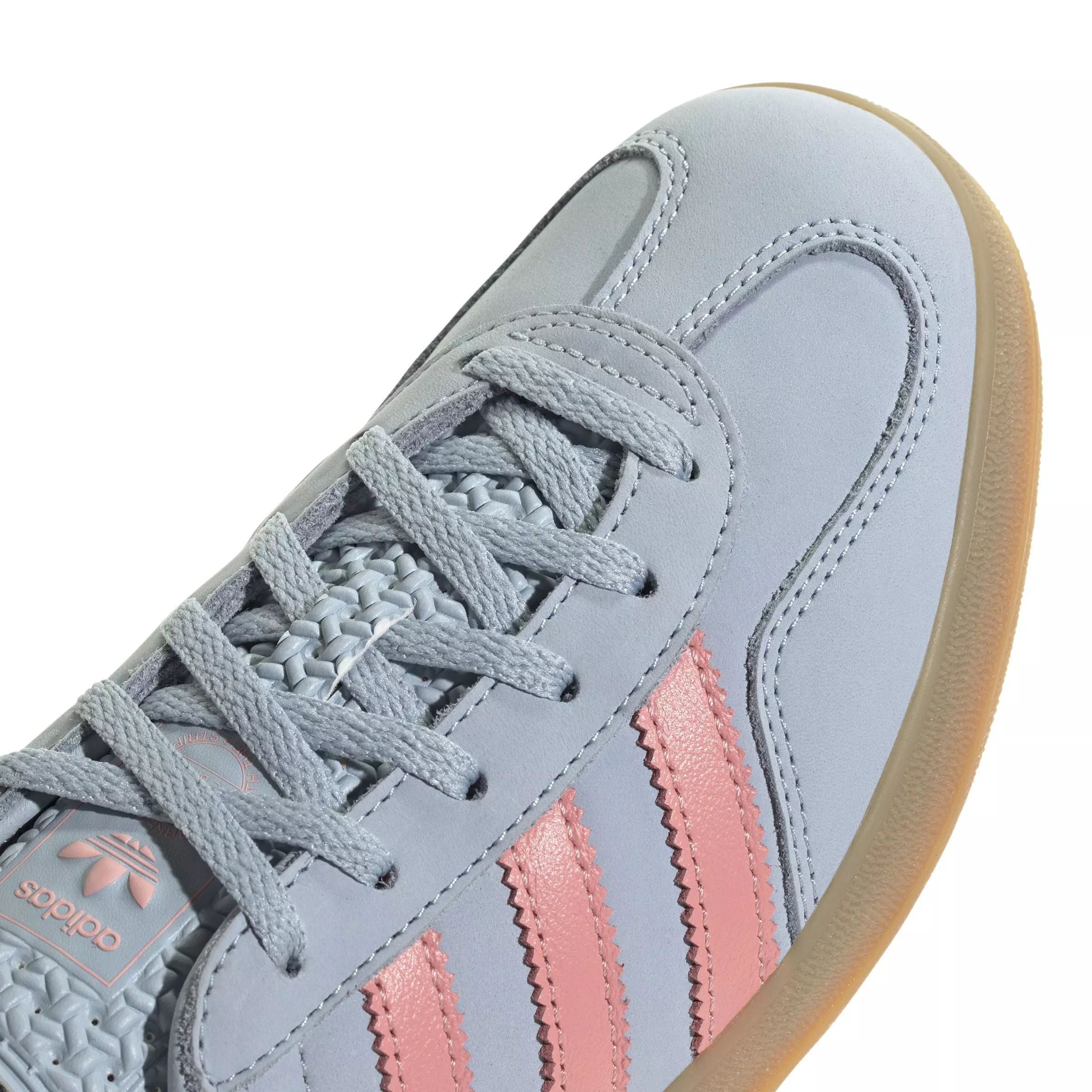 adidas Originals Gazelle "Wonder Blue/Solar Orange/Gum 3" Women's Shoe - BLUE/ORANGE/GUM