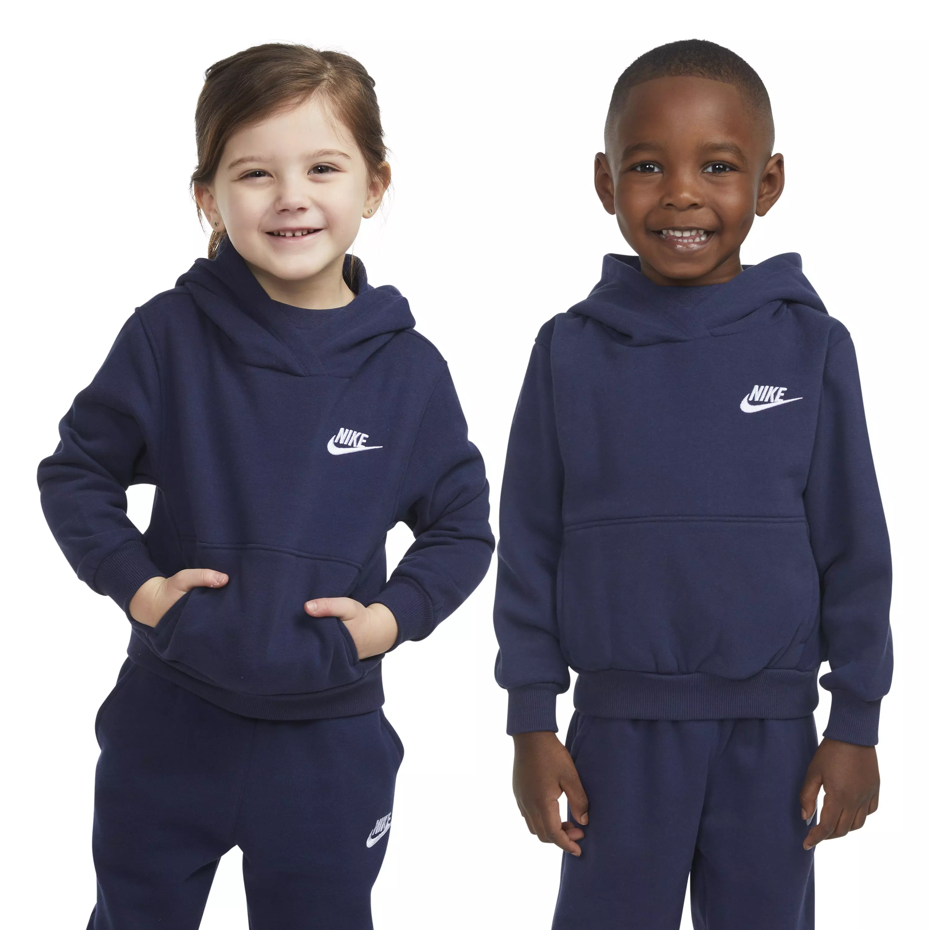 Nike Toddler Sportswear Club Fleece Pullover Hoodie -Navy - NAVY