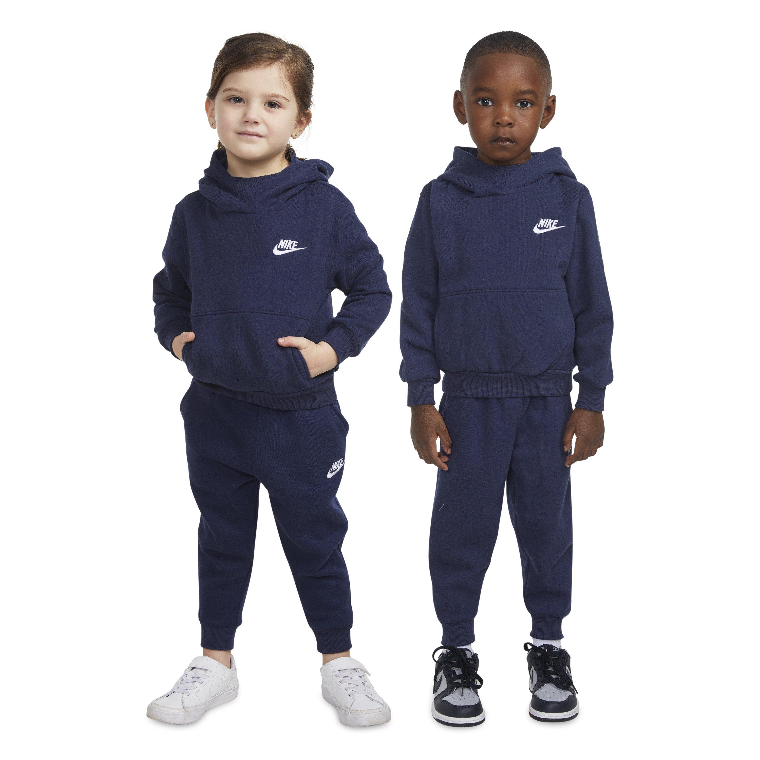 Nike Toddler Sportswear Club Fleece Pullover Hoodie - Navy - NAVY Thumbnail View 6