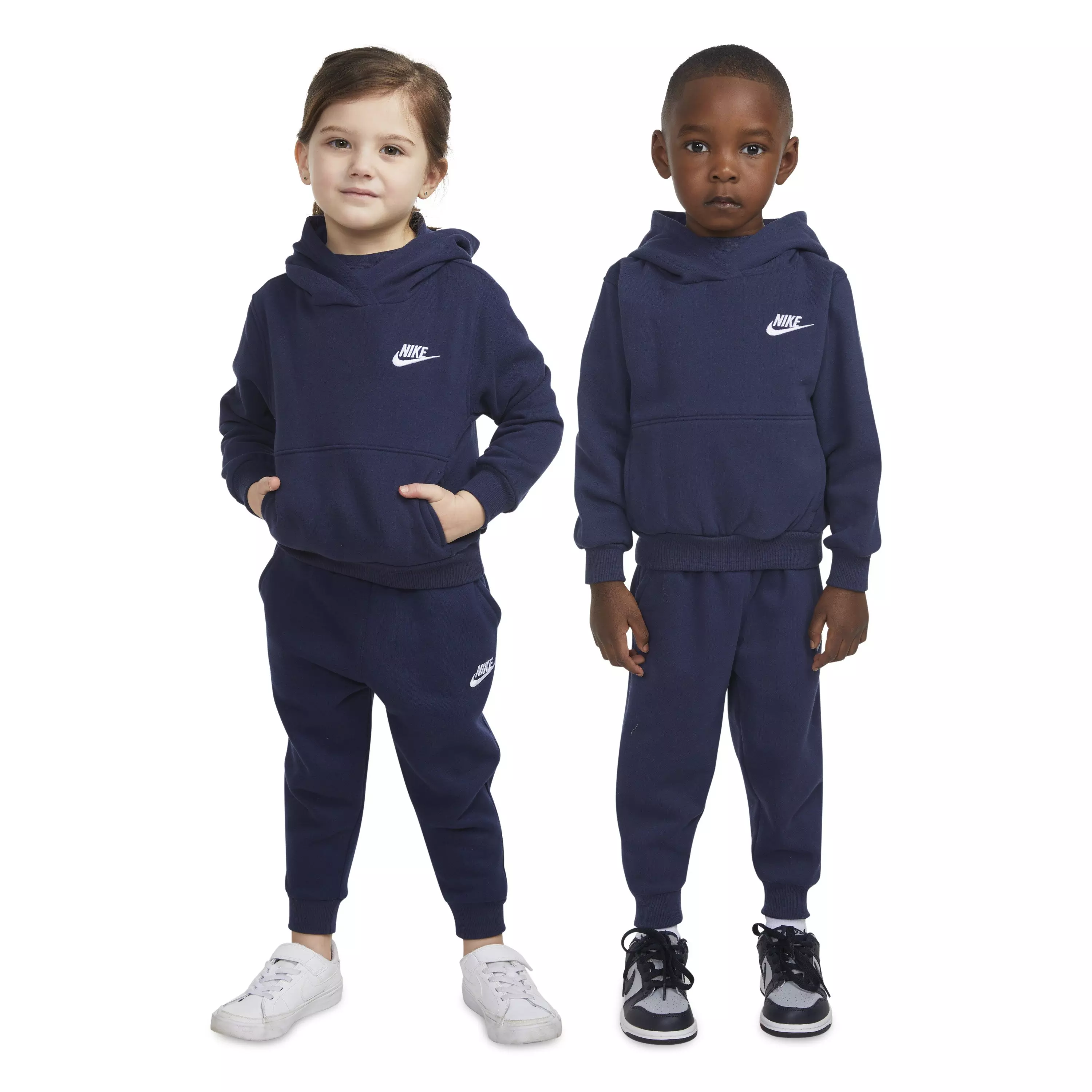 Nike Toddler Sportswear Club Fleece Pullover Hoodie - Navy - NAVY