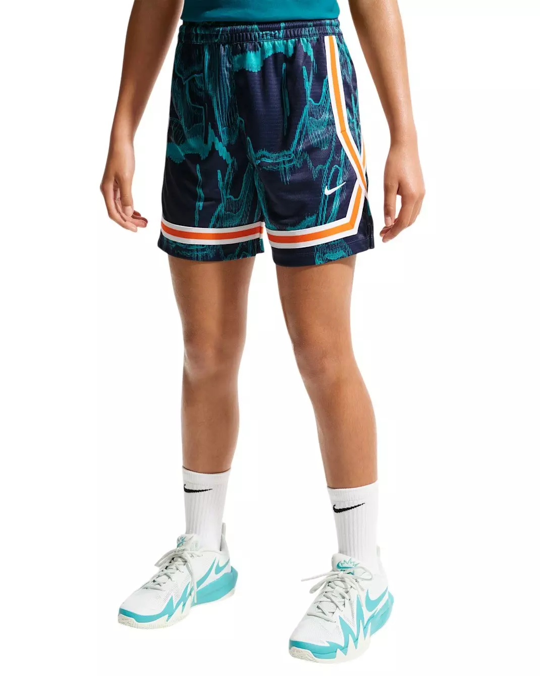 Nike Big Kids' Crossover Dri-FIT Basketball Shorts - Blue - BLUE