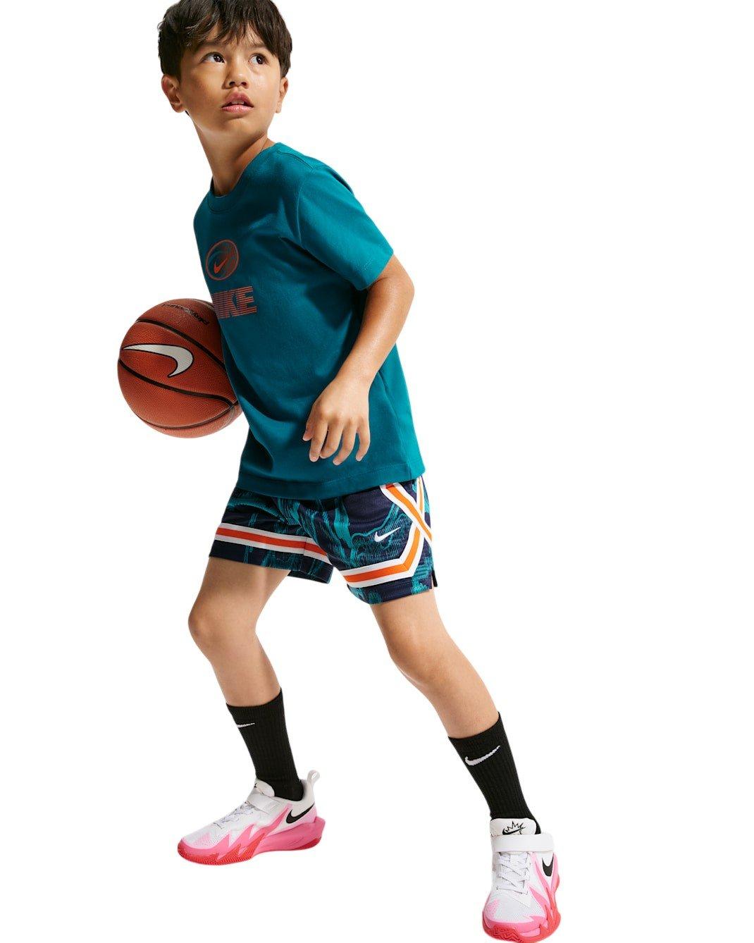 Nike Big Kids' Crossover Dri-FIT Basketball Shorts - Blue - BLUE