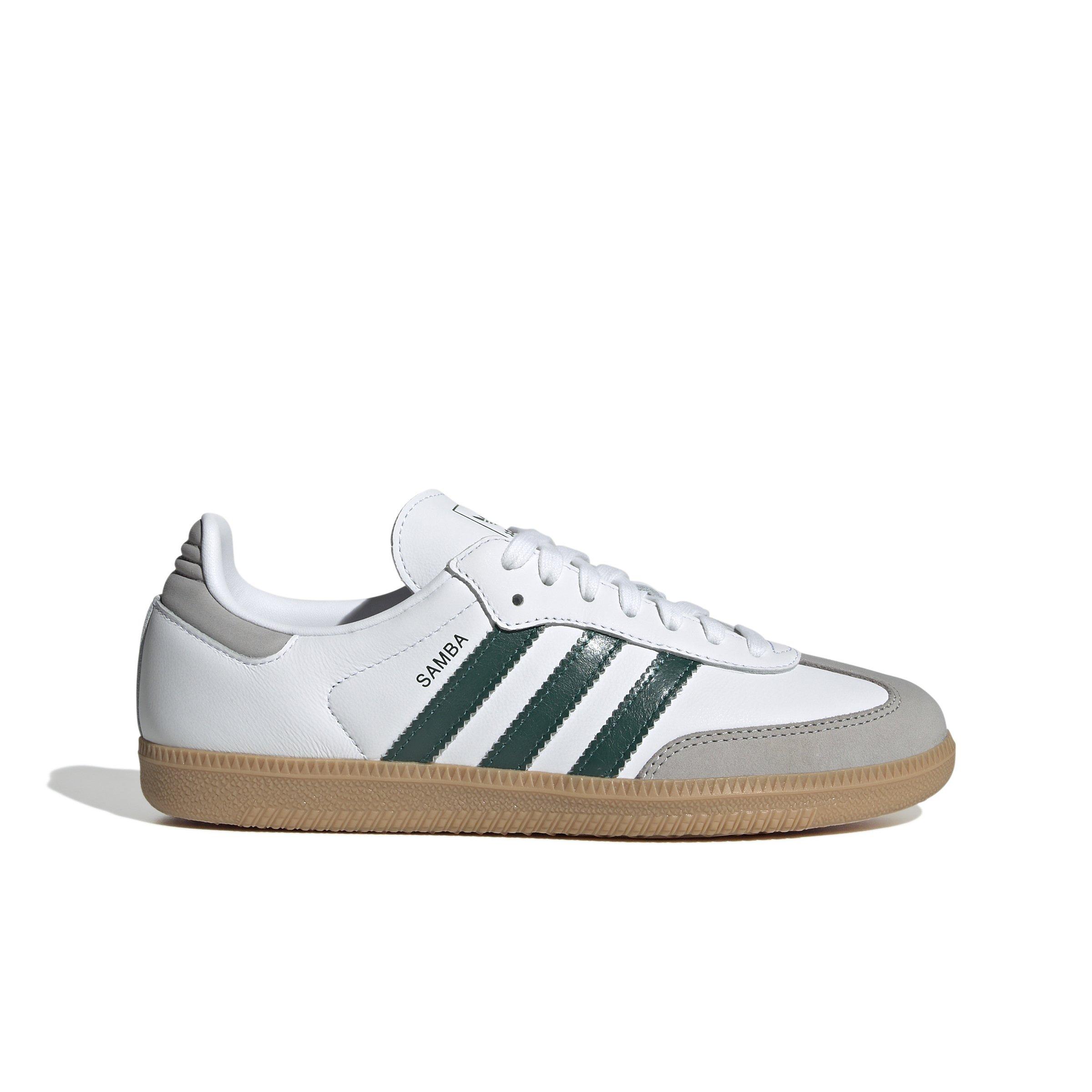 adidas Originals Samba OG "Ftwr White/Collegiate Green/Grey Two" Women's Shoe - WHITE/GREEN/GREY Thumbnail View 1