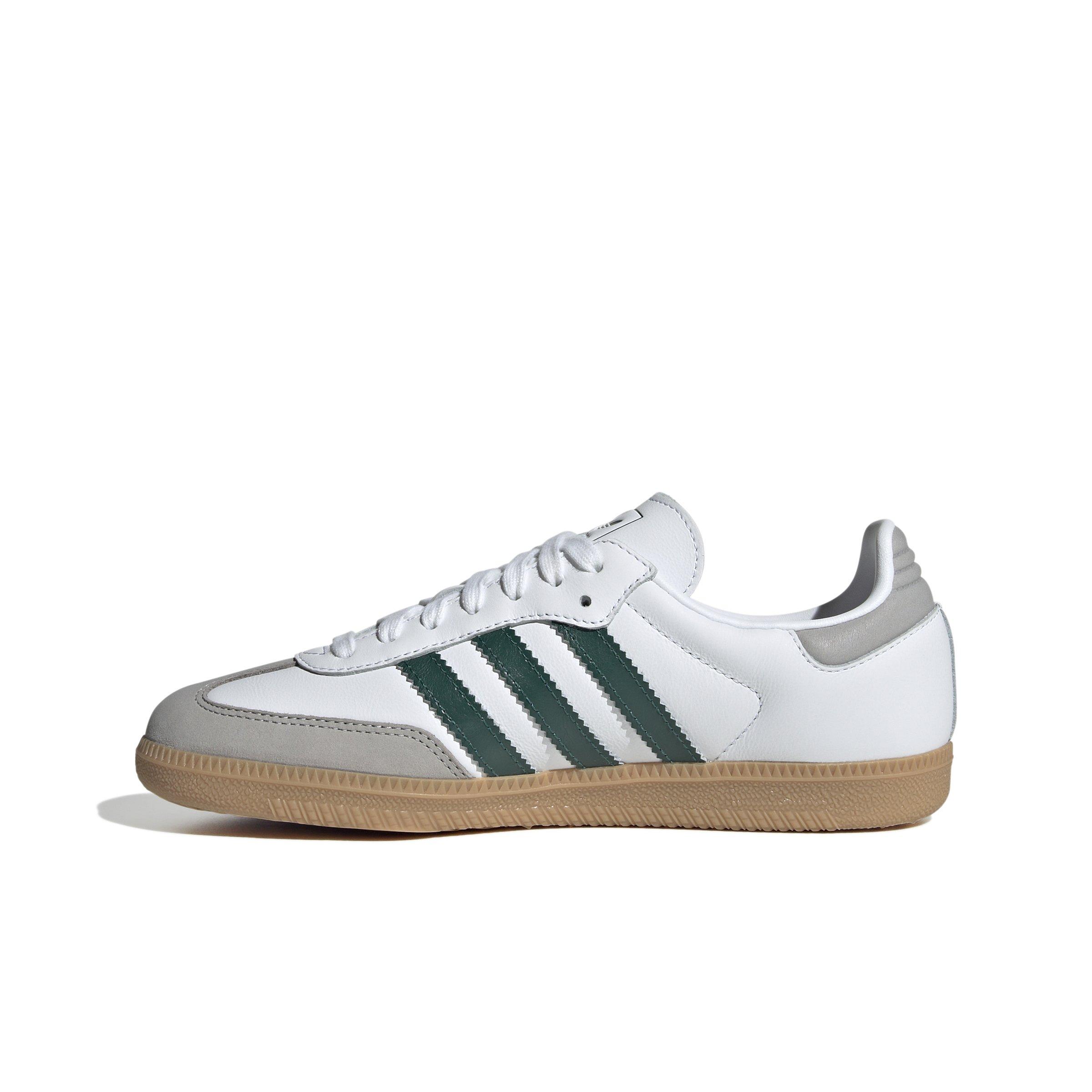 adidas Originals Samba OG "Ftwr White/Collegiate Green/Grey Two" Women's Shoe - WHITE/GREEN/GREY Thumbnail View 2