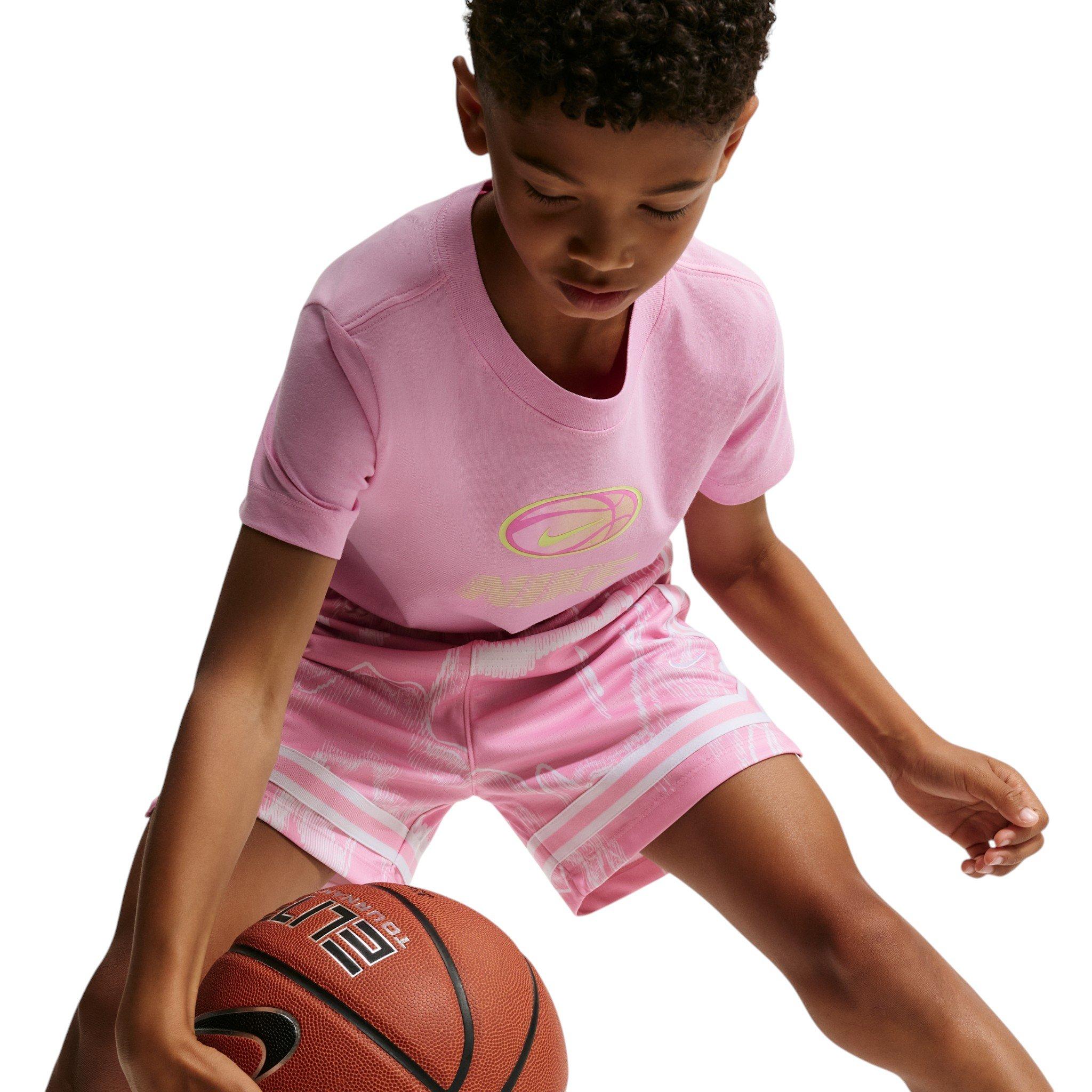 Nike Big Kids' Crossover Dri-FIT Basketball Shorts - Pink - PINK