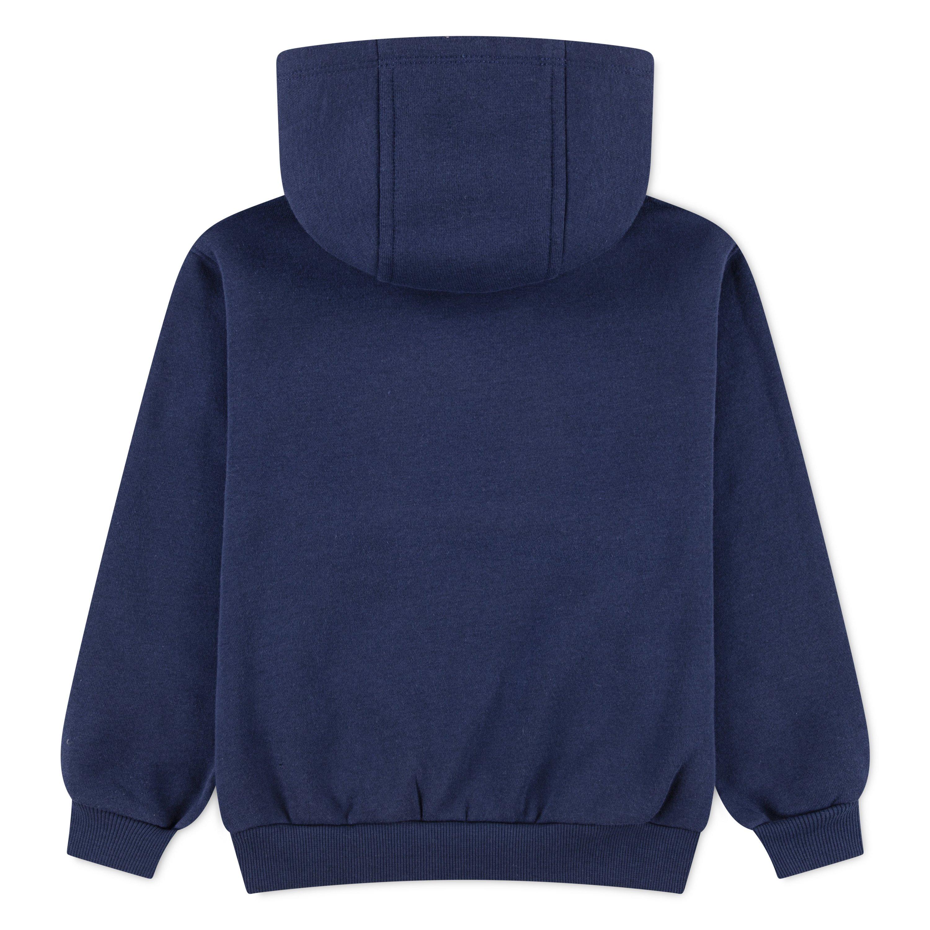 Nike Little Kids' Sportswear Club Fleece Pullover Hoodie - Navy - NAVY Thumbnail View 5